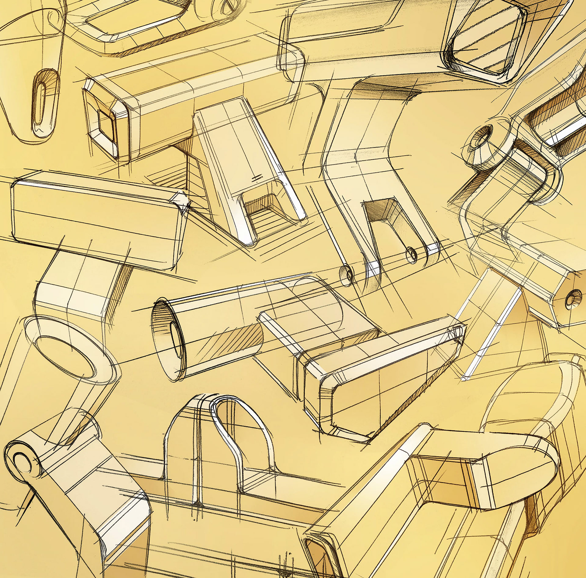 industrial design，Learning sketch，product design，Sketch sketch，