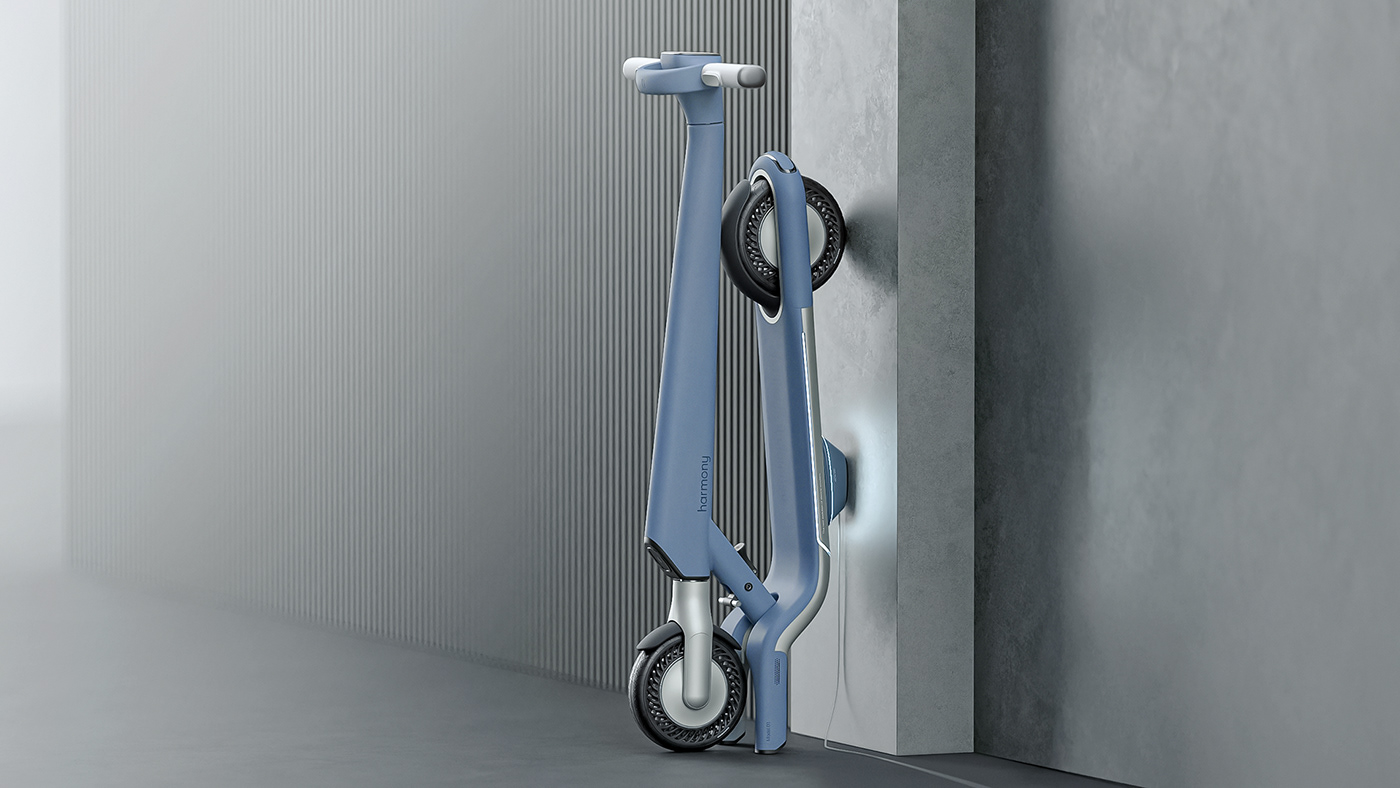 industrial design，Personal mobility，product design，Scooter，Scooter，Intelligent guide scooter，