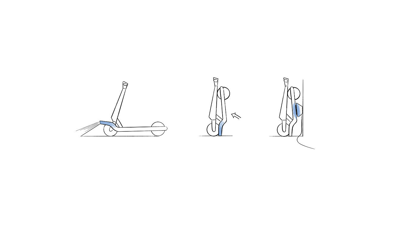 industrial design，Personal mobility，product design，Scooter，Scooter，Intelligent guide scooter，