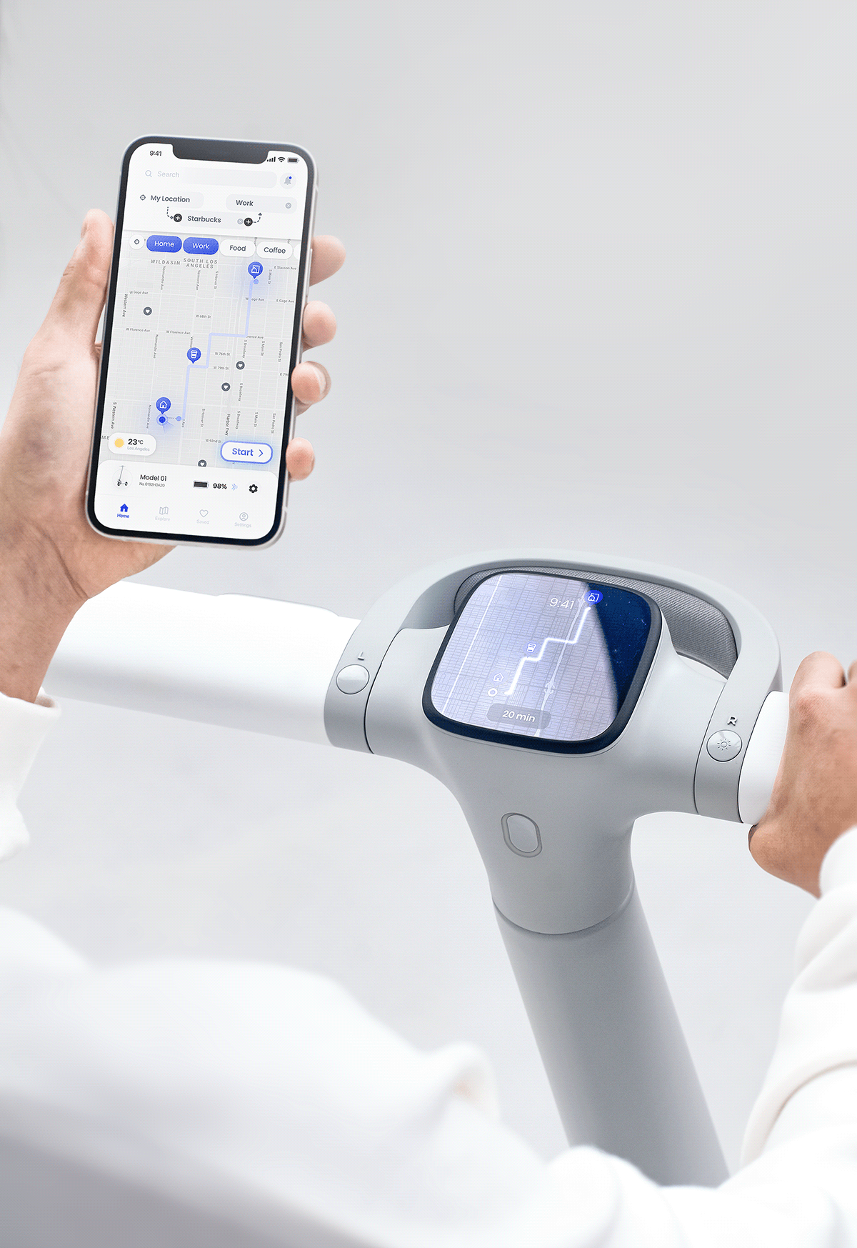 industrial design，Personal mobility，product design，Scooter，Scooter，Intelligent guide scooter，