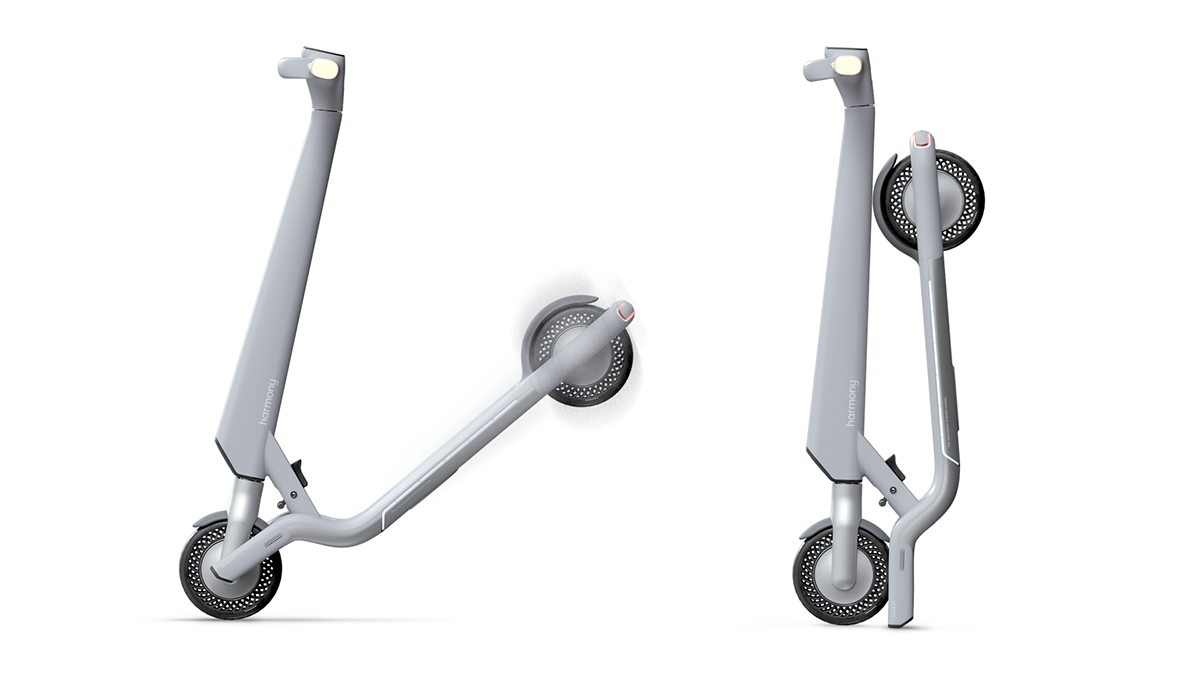 industrial design，Personal mobility，product design，Scooter，Scooter，Intelligent guide scooter，