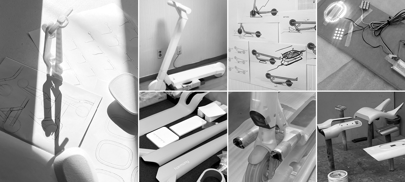 industrial design，Personal mobility，product design，Scooter，Scooter，Intelligent guide scooter，