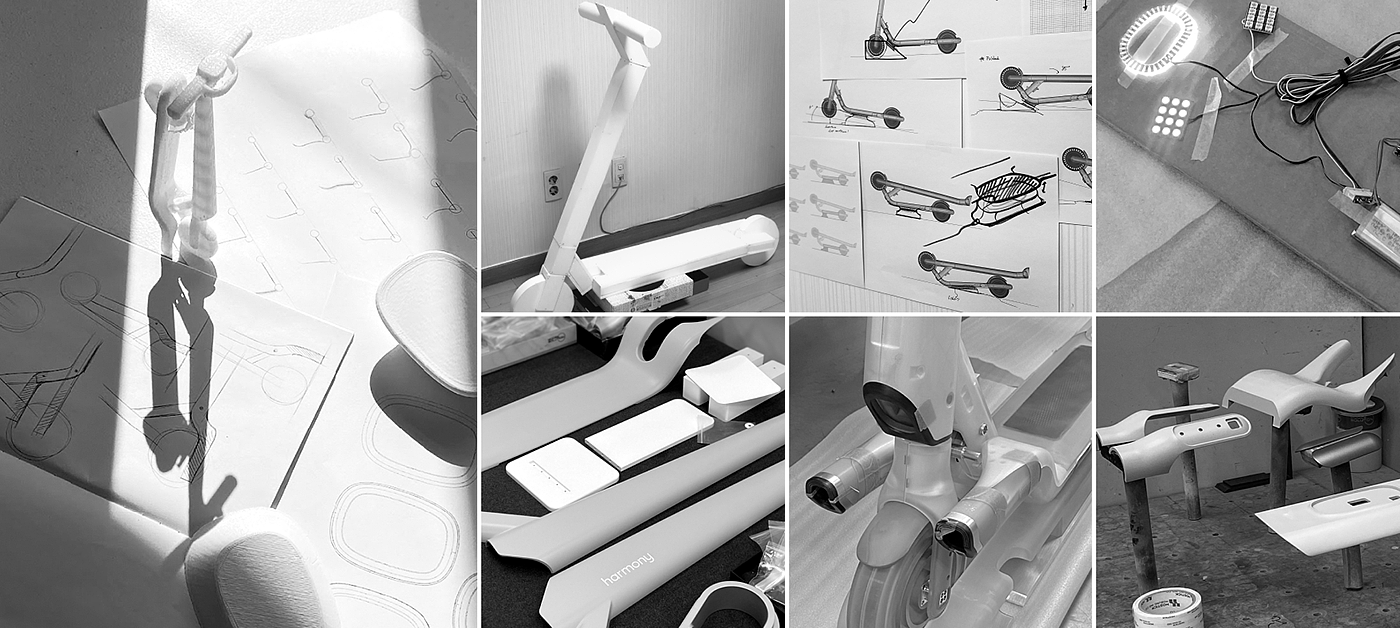 industrial design，Personal mobility，product design，Scooter，Scooter，Intelligent guide scooter，