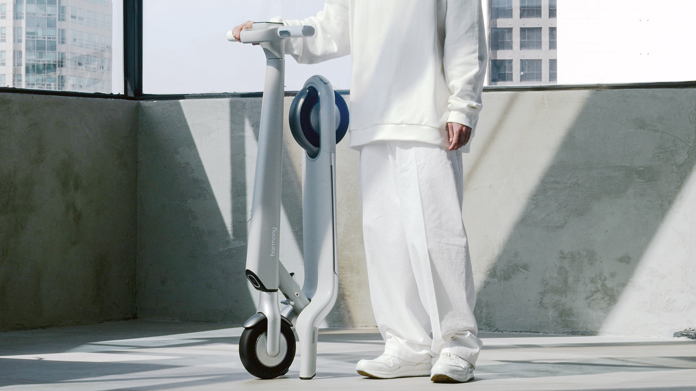 industrial design，Personal mobility，product design，Scooter，Scooter，Intelligent guide scooter，