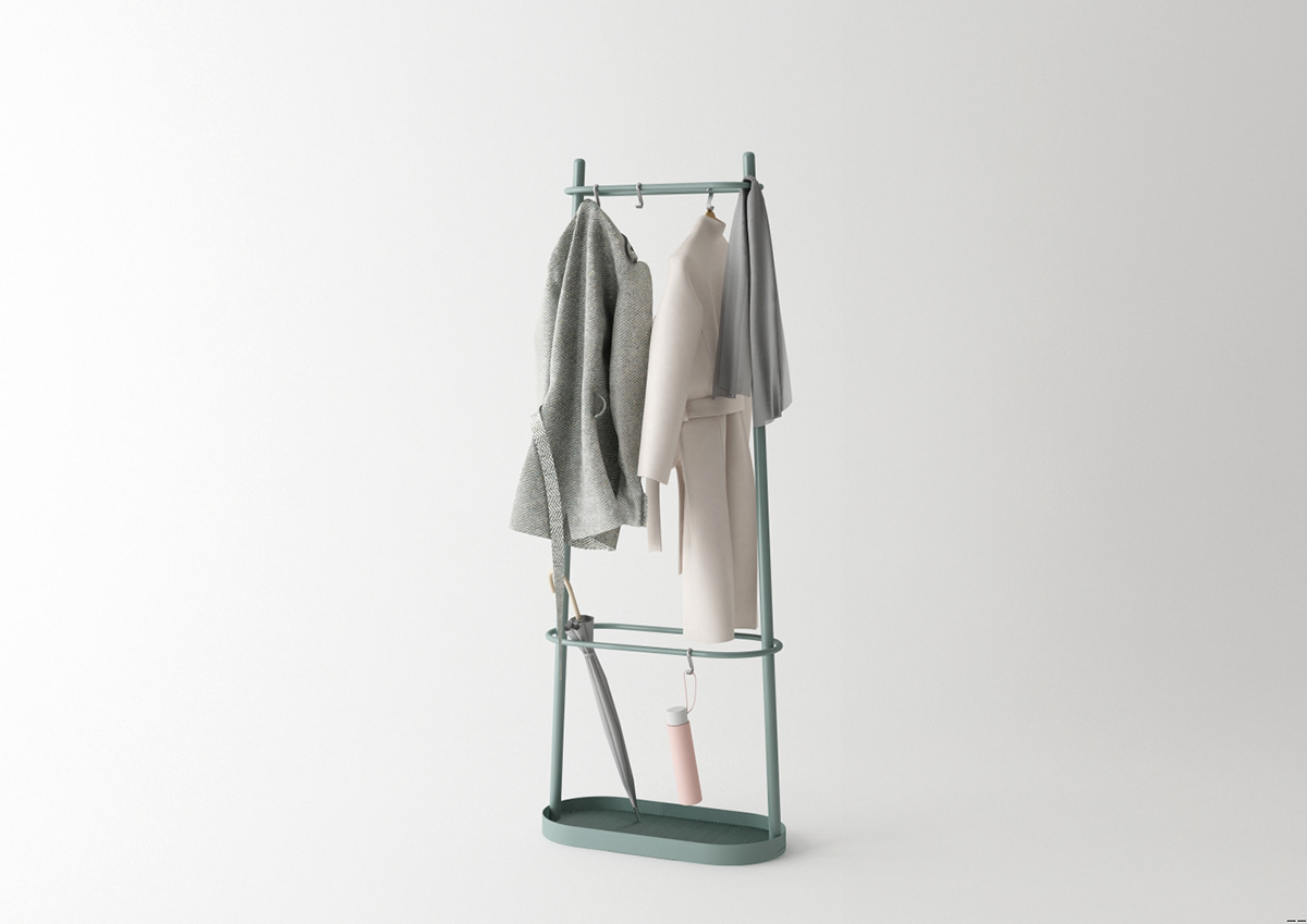 Coat rack，furniture，office，Simple products，
