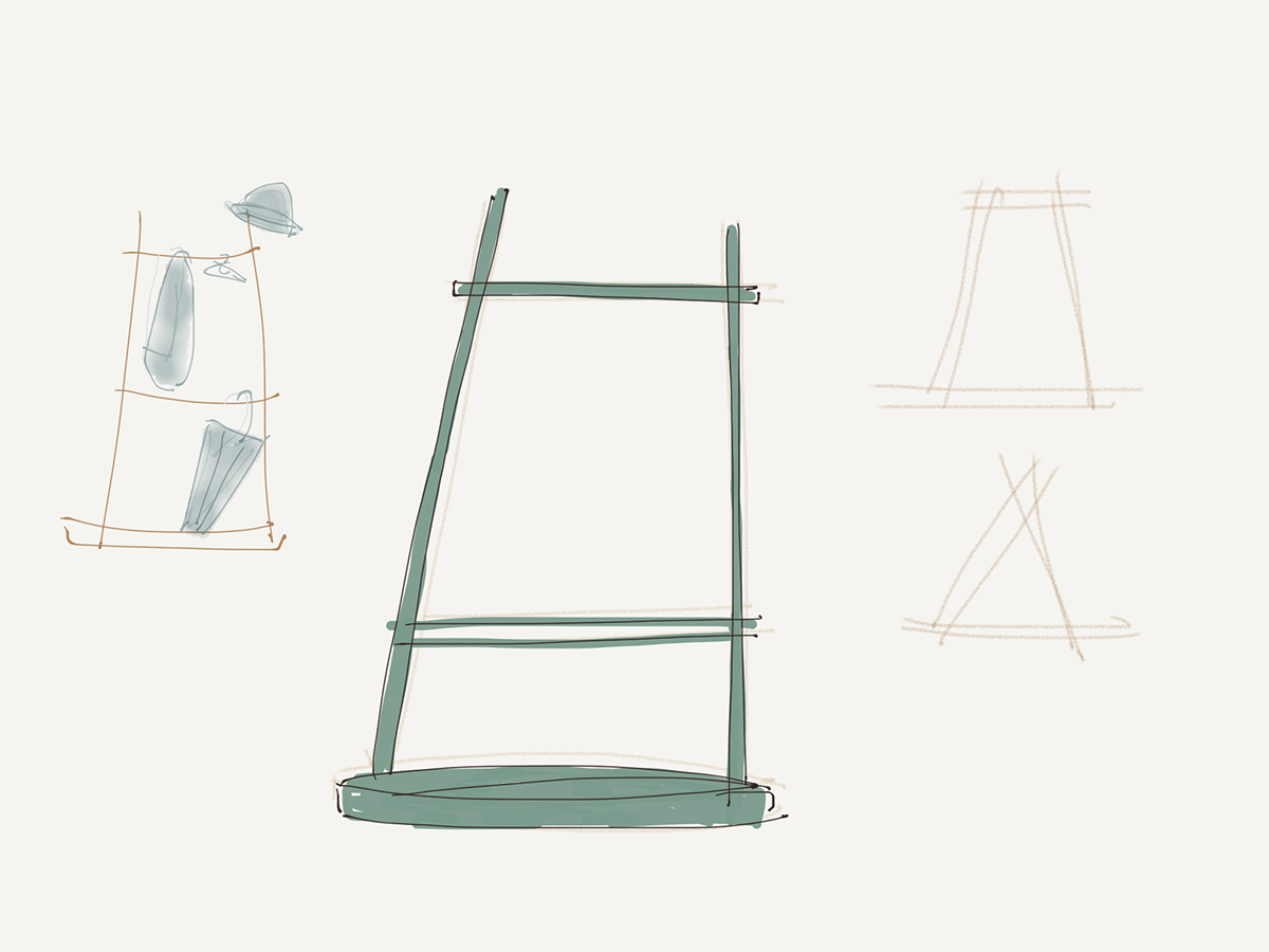 Coat rack，furniture，office，Simple products，