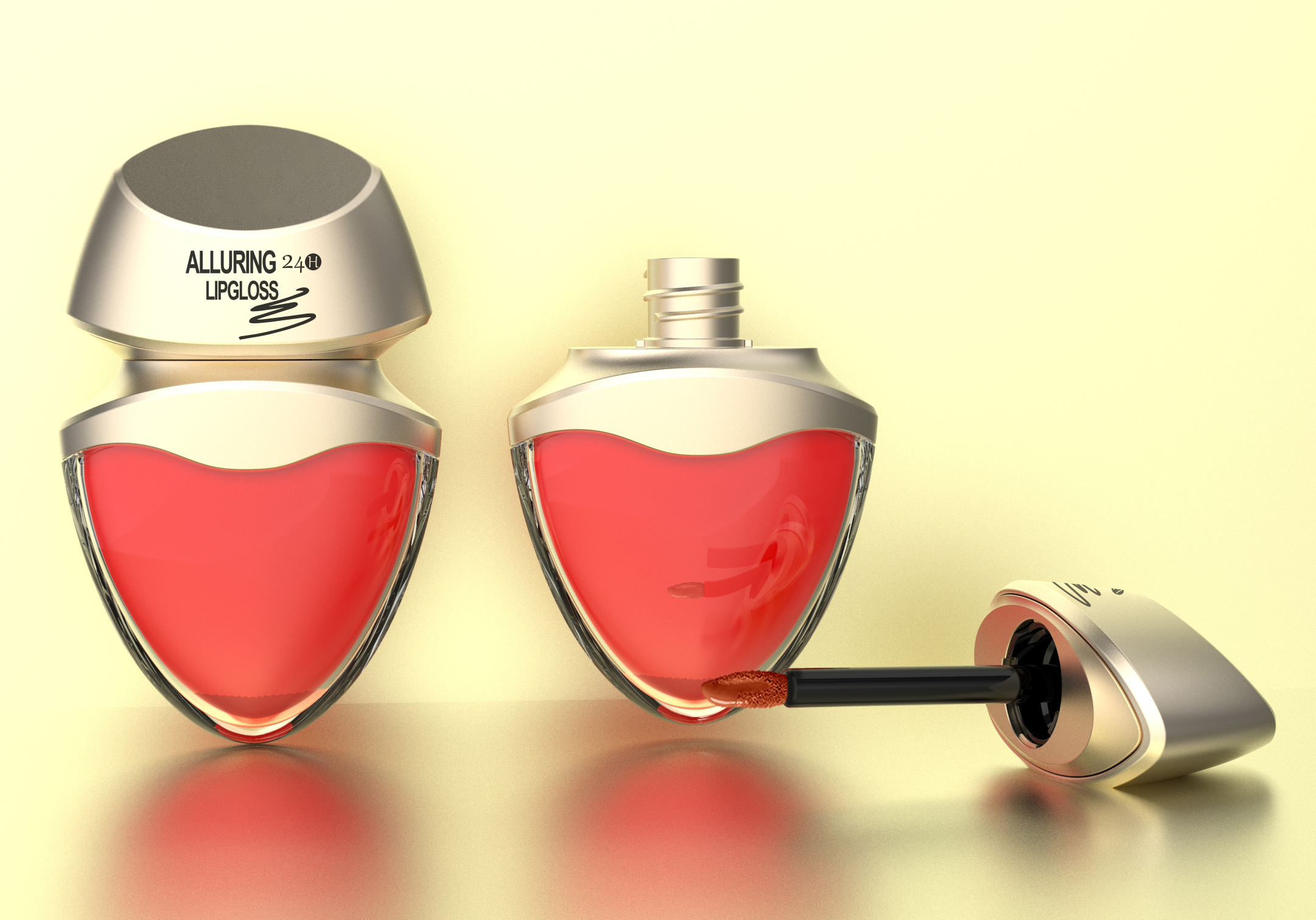 pupae ，Lip gloss bottle，