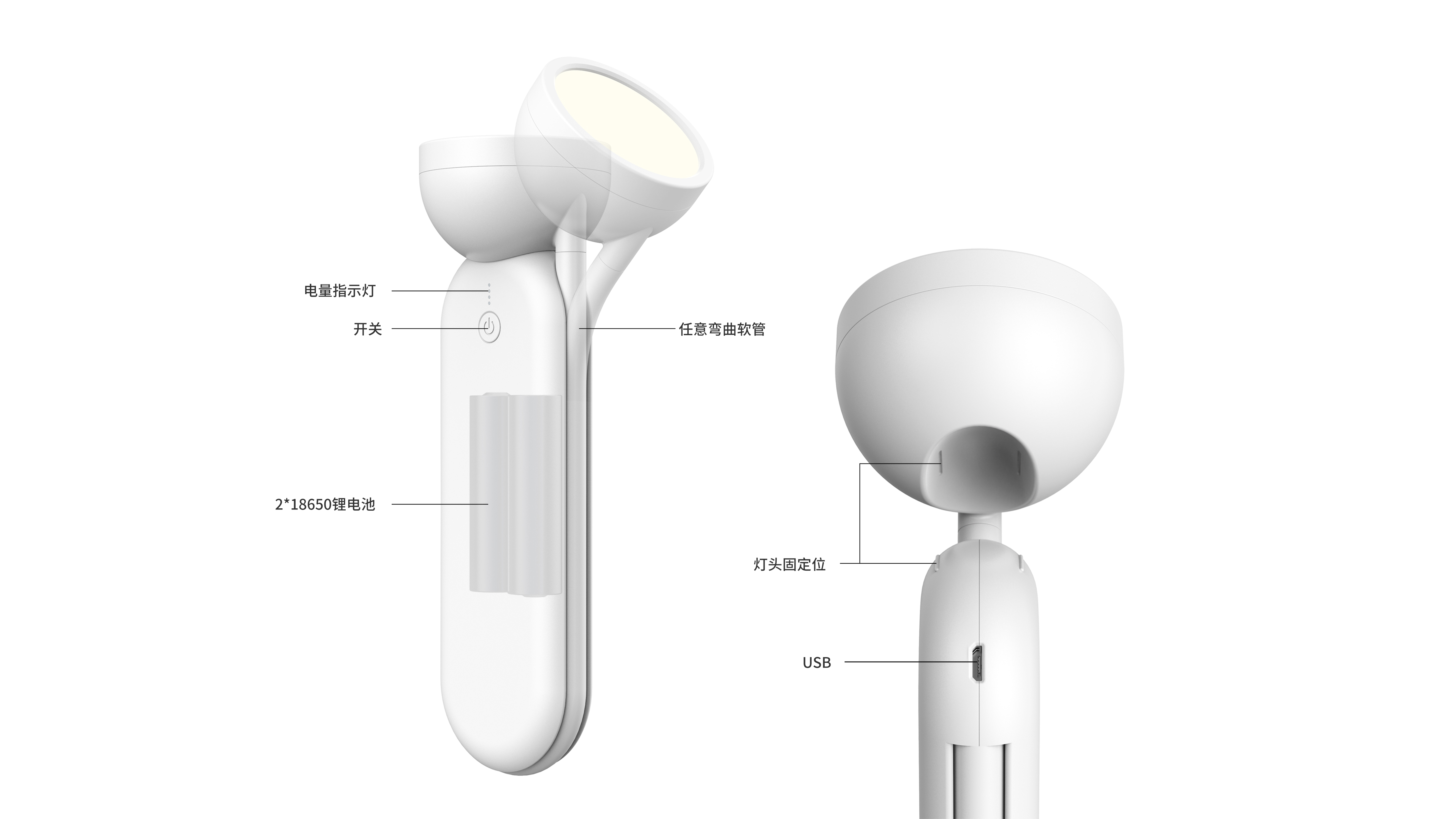 multi-function，Desk lamp，Flashlight，