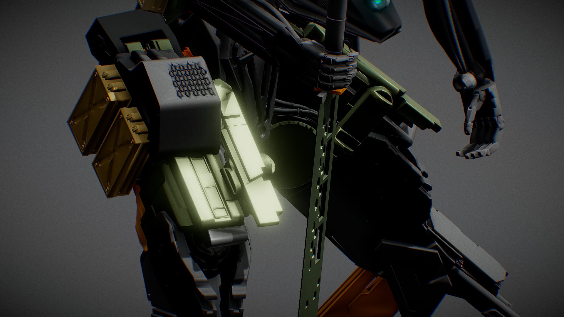 Mechanics，machine，Mecha，Render，