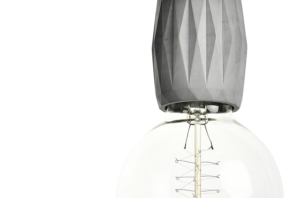 concrete，cement，a chandelier，