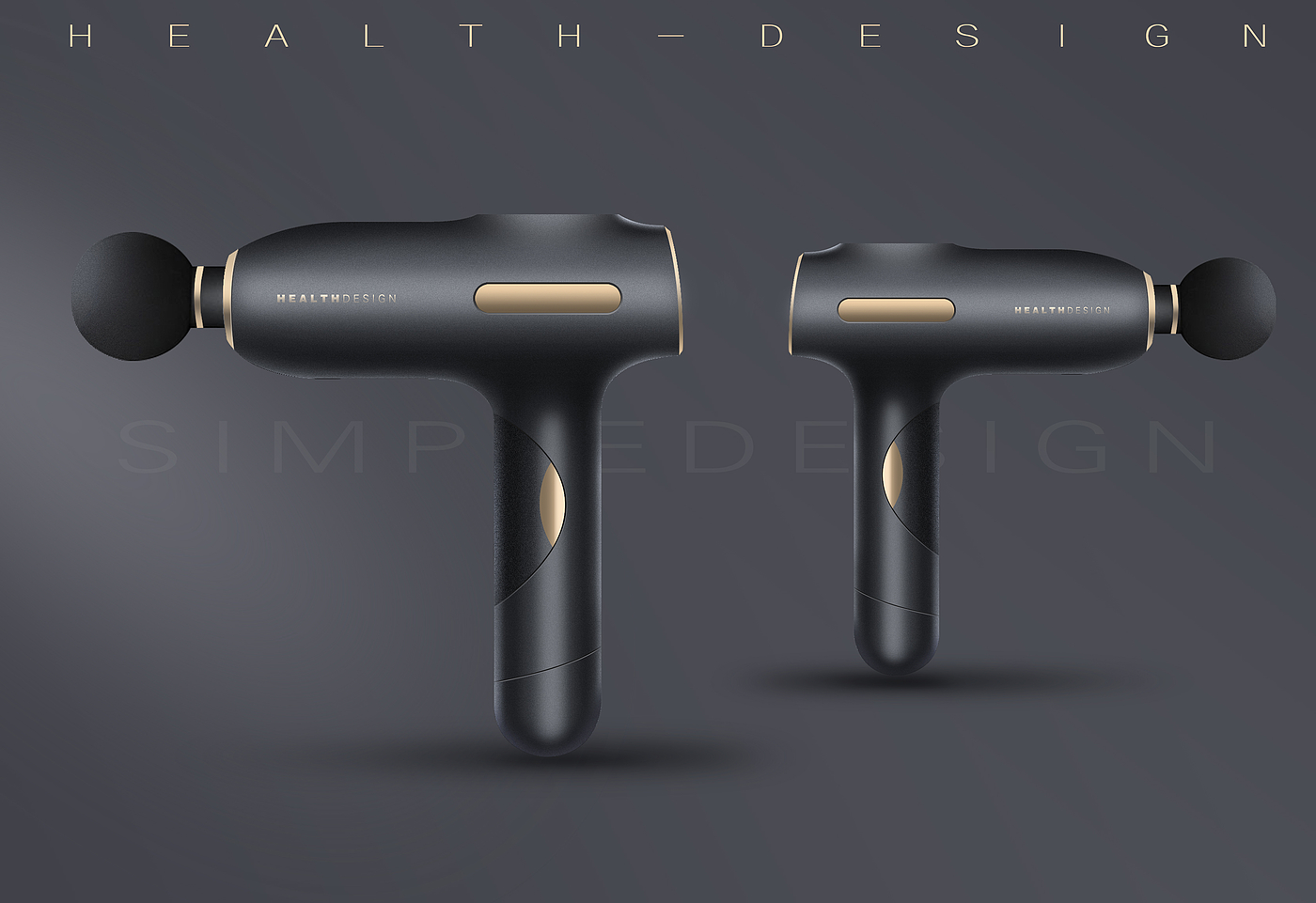 product design，Personal care products，Fitness massage equipment，Fascia gun design，
