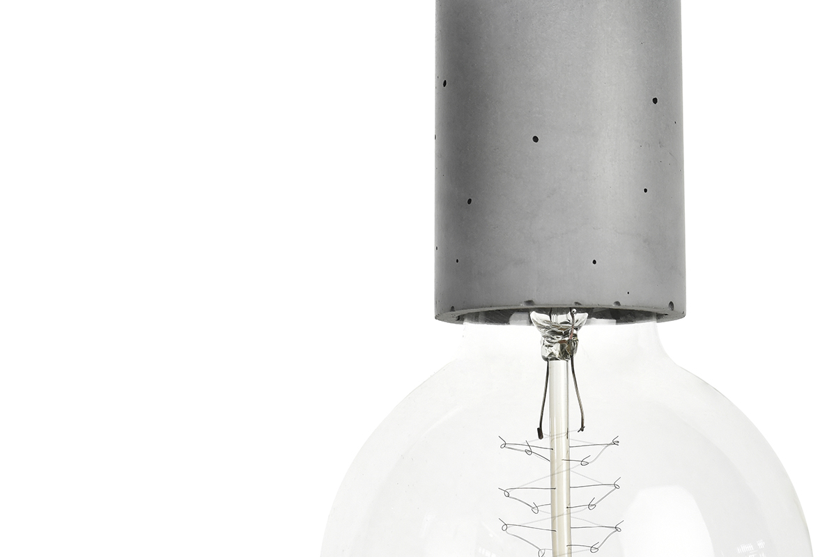 concrete，cement，a chandelier，