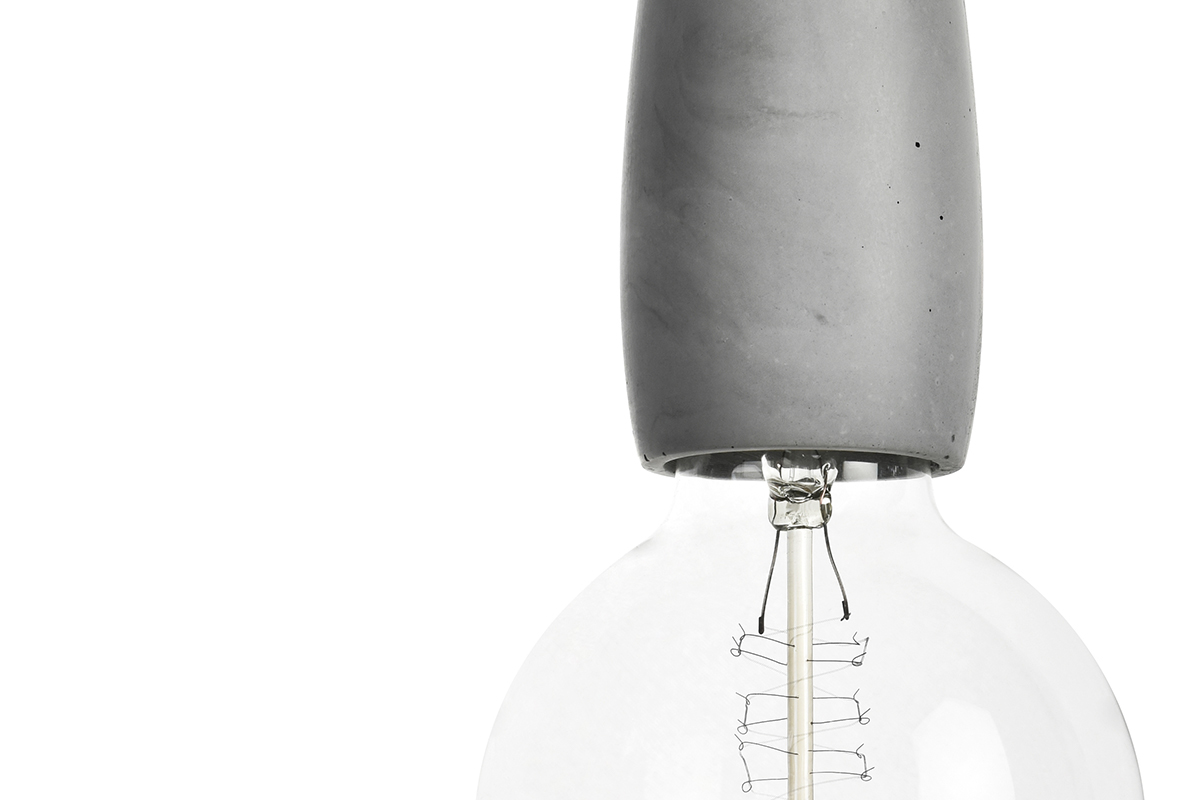 concrete，cement，a chandelier，