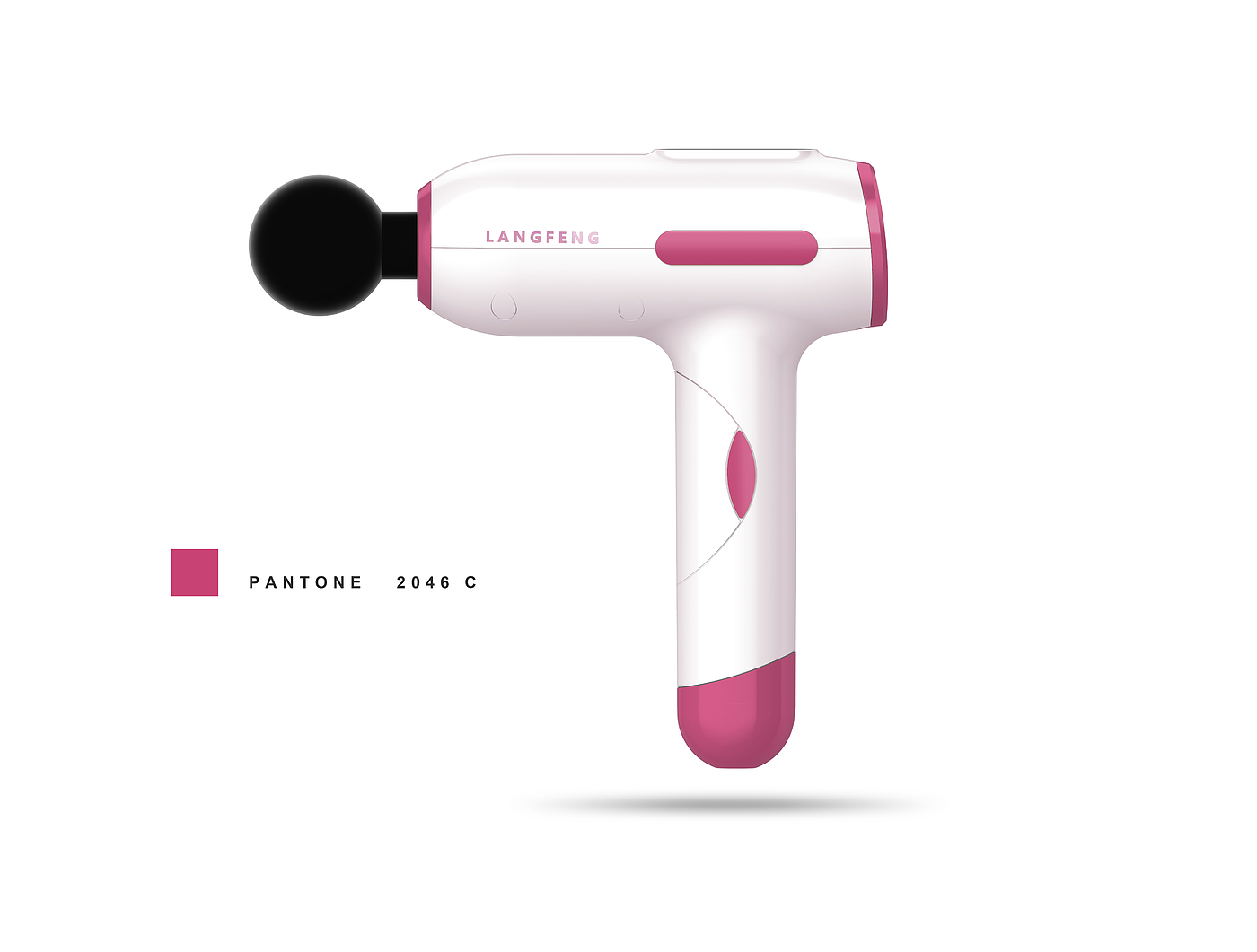 product design，Personal care products，Fitness massage equipment，Fascia gun design，