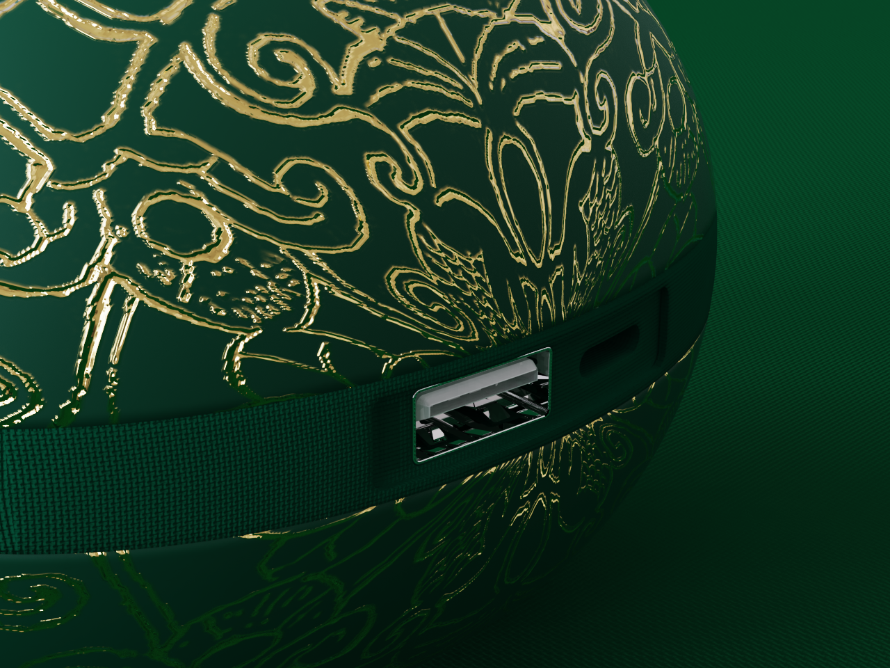 Tang grape flower and bird Silver，Hand warmer，Cultural creation，