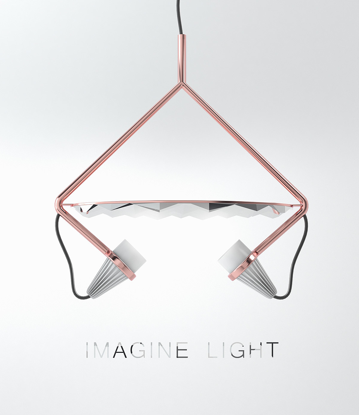 a chandelier，light，Modern style，refraction，