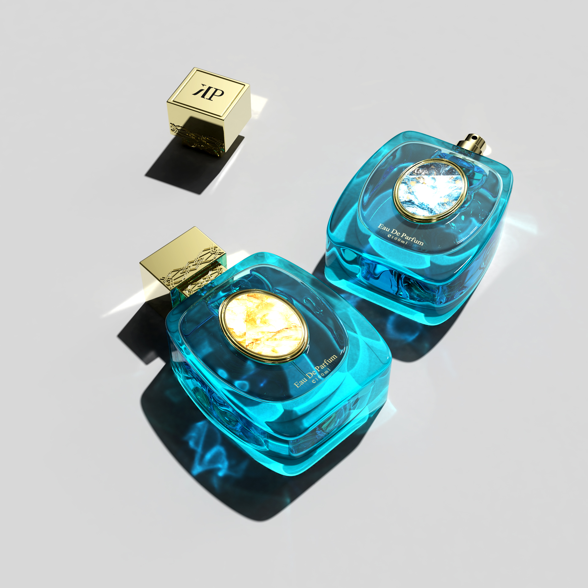 Caustics, light and shadow effects，