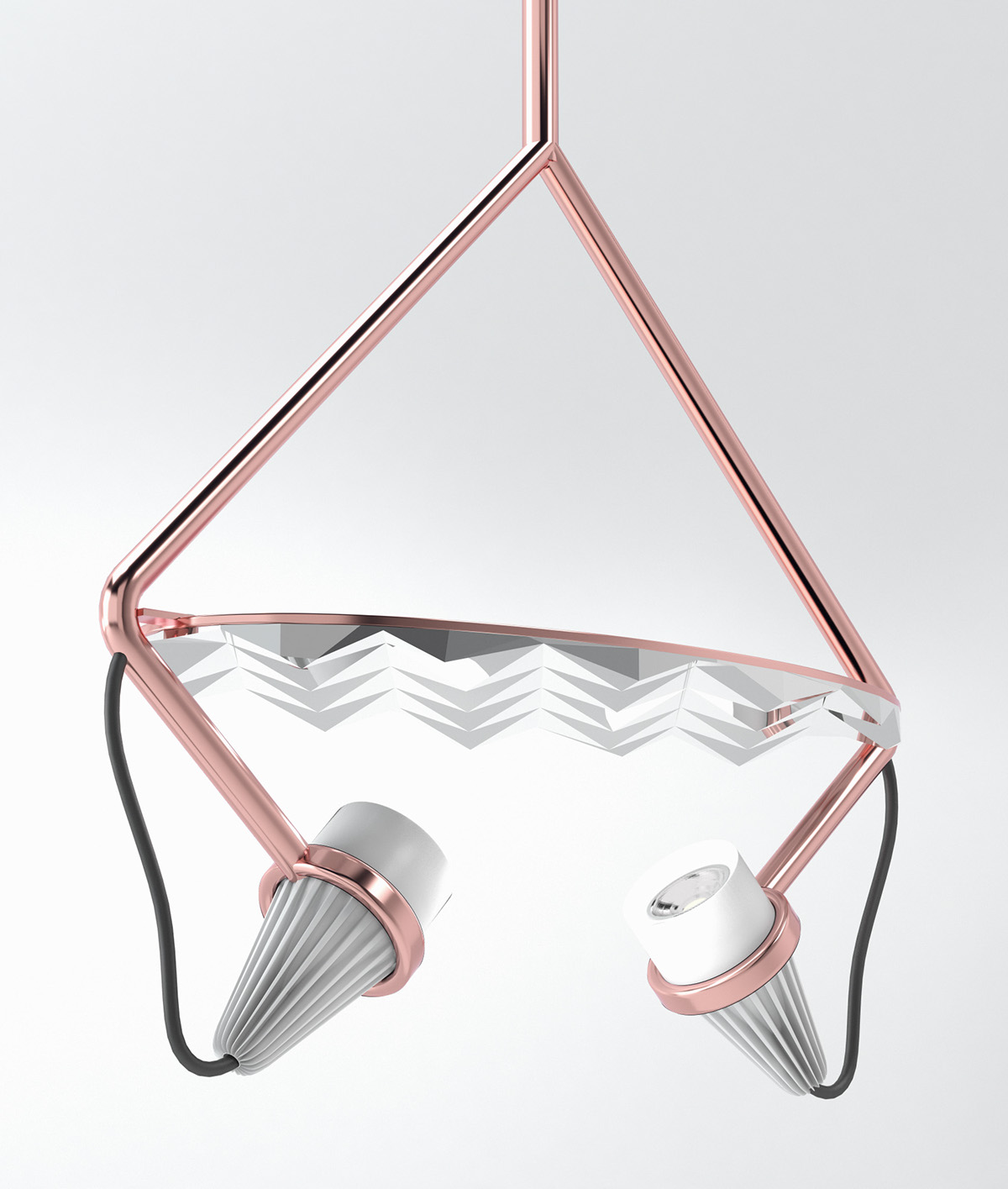 a chandelier，light，Modern style，refraction，