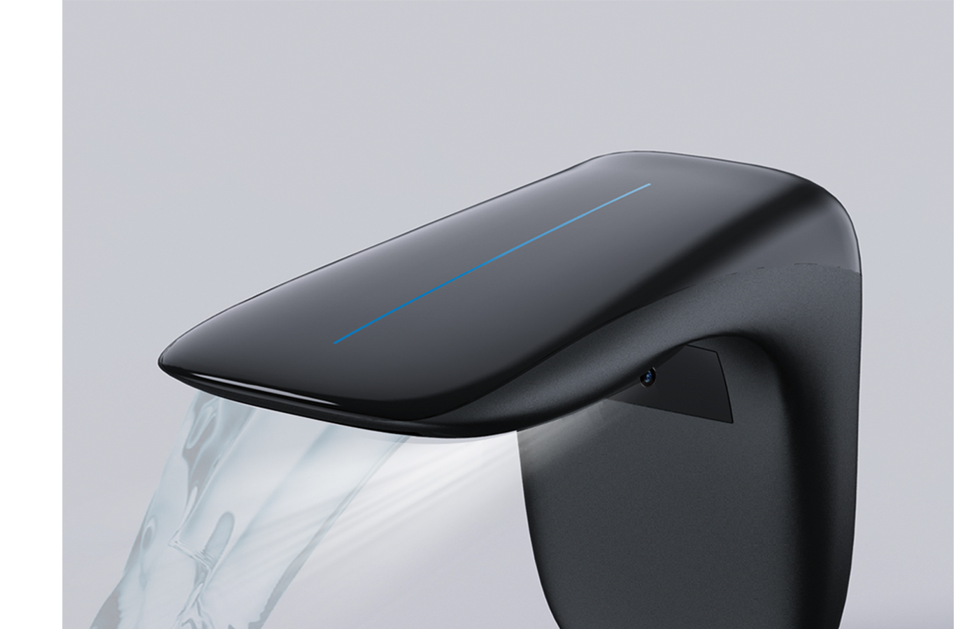 3D water curtain，Intelligent interaction，Function combination，convenient，Design，a notice in a missing-persons column，