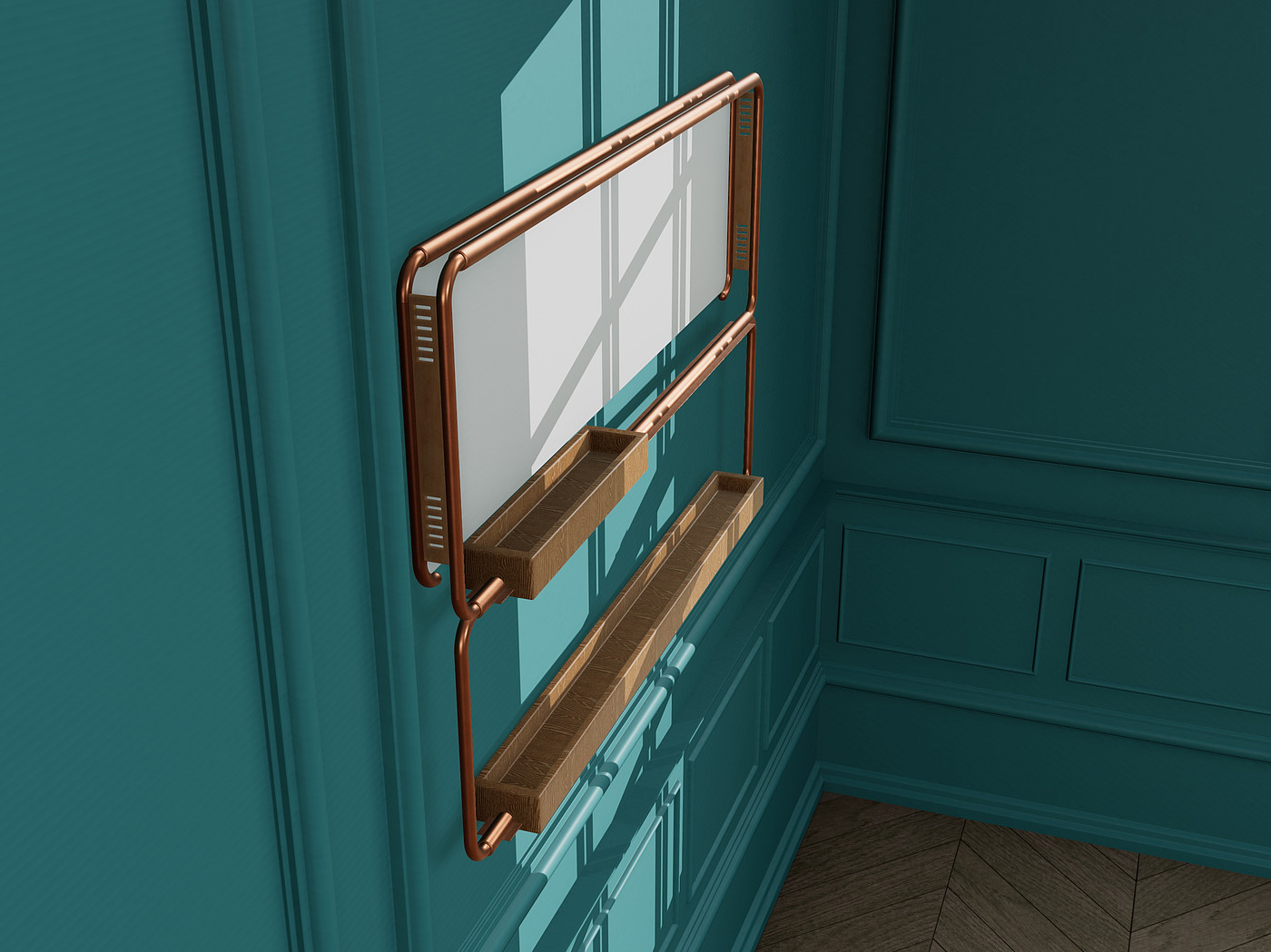 move，spectacles frame，originality，Metal，wooden ，