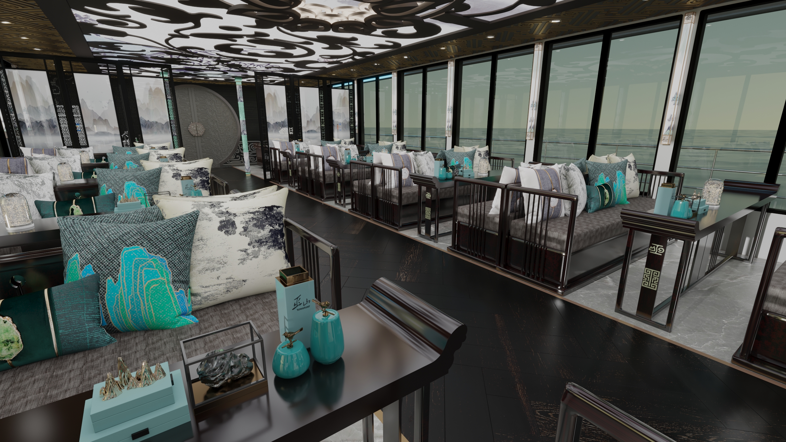 Chinese built-in, hull built-in，