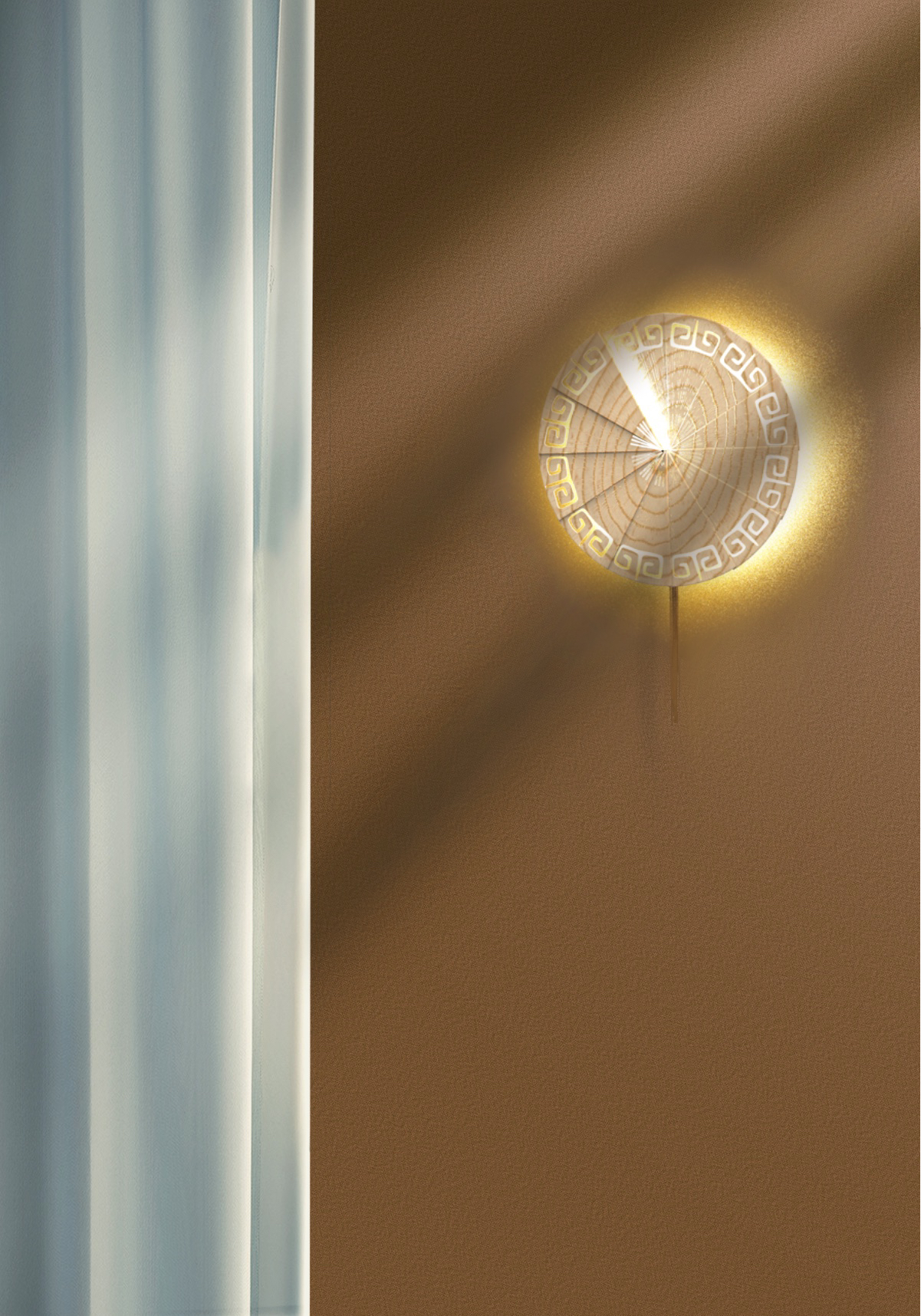 Wall lamp，originality，rotate，