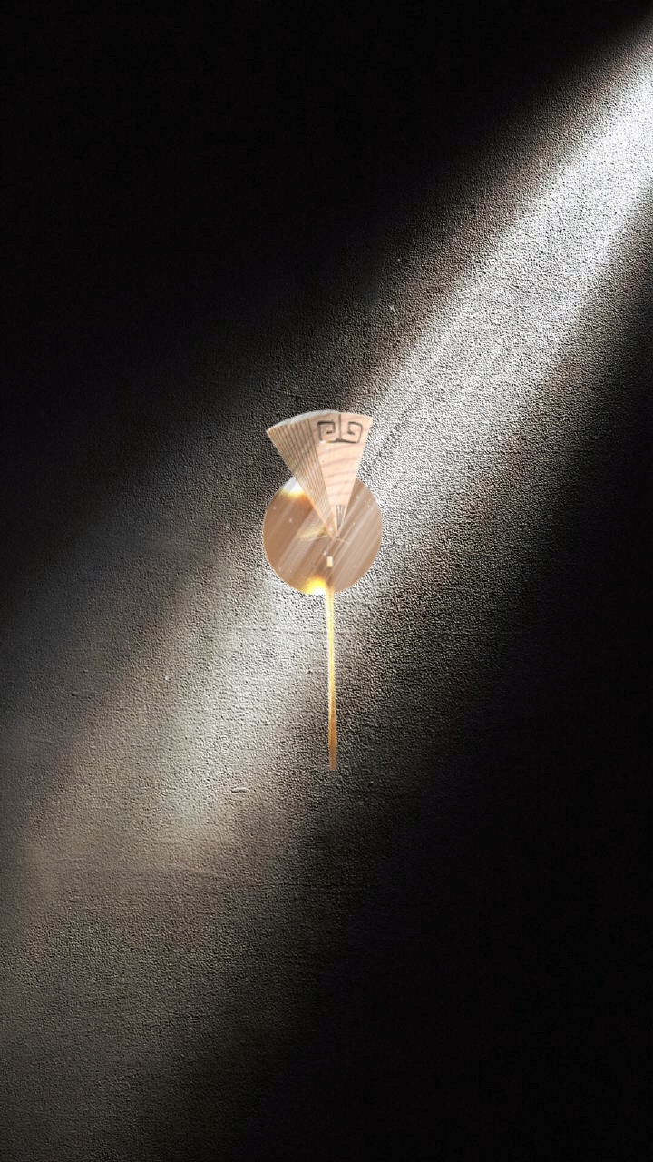 Wall lamp，originality，rotate，