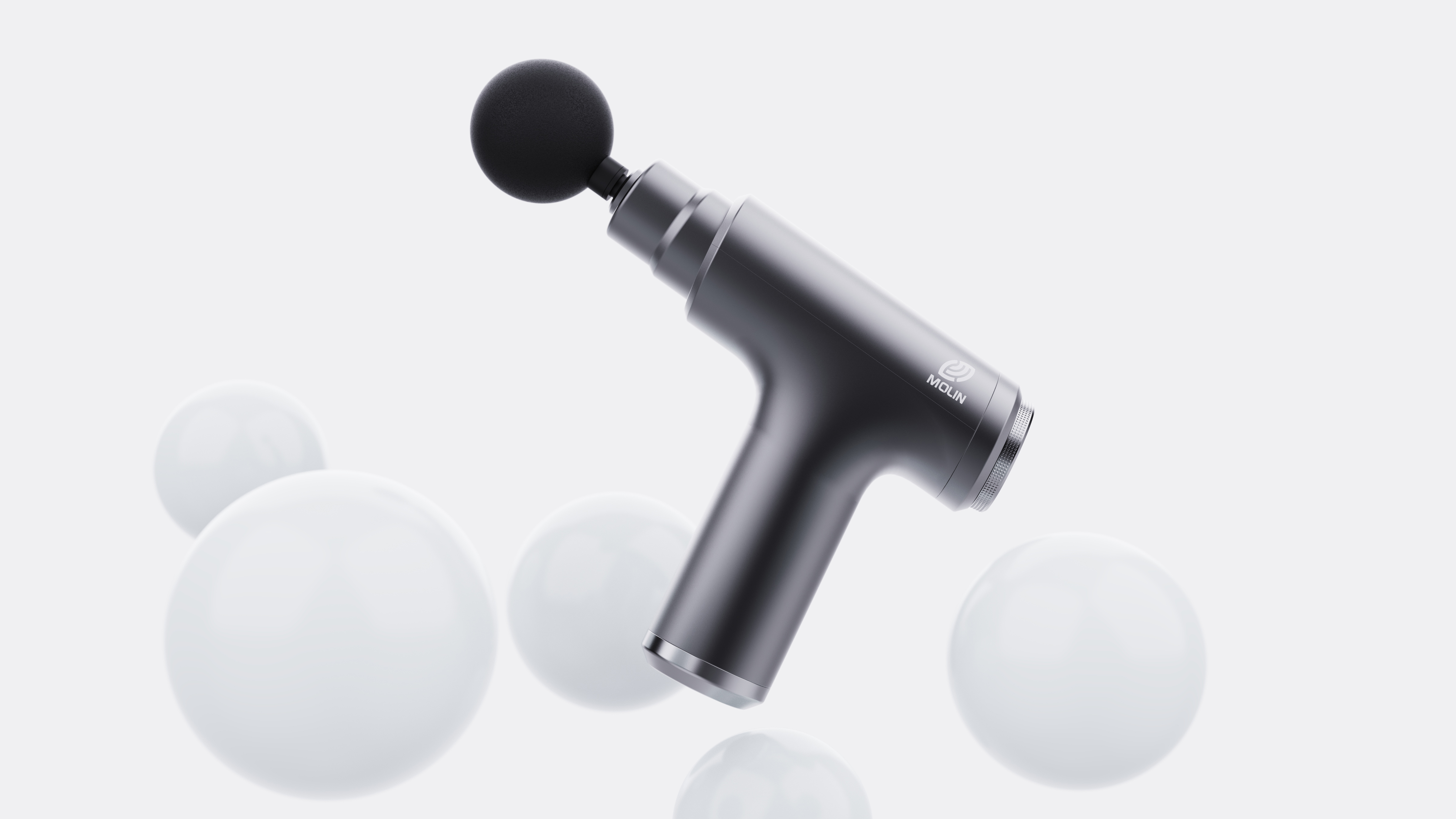 Fascia gun，Knob screen，