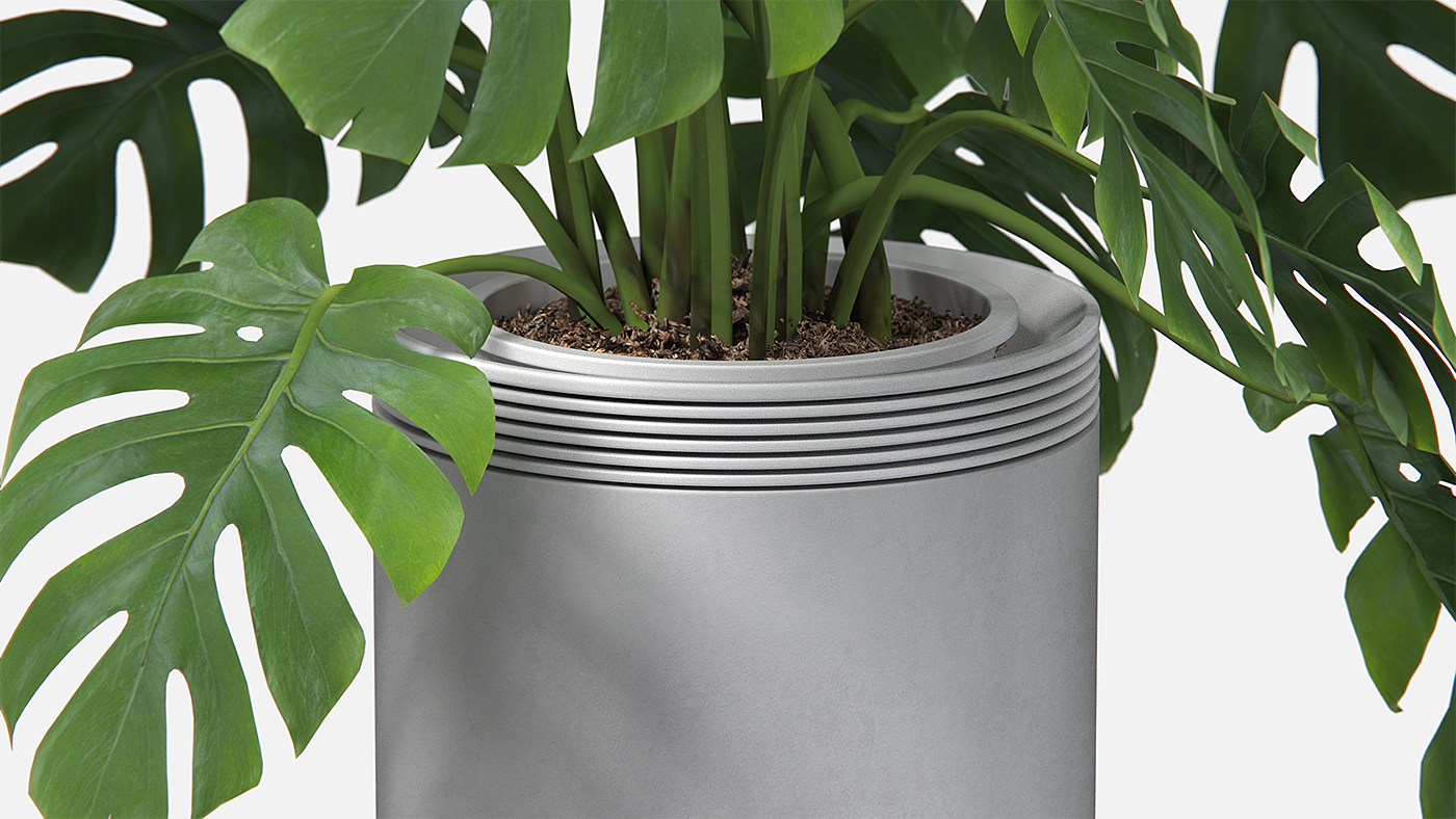 Flow Air Purify，空气净化系统，植物，