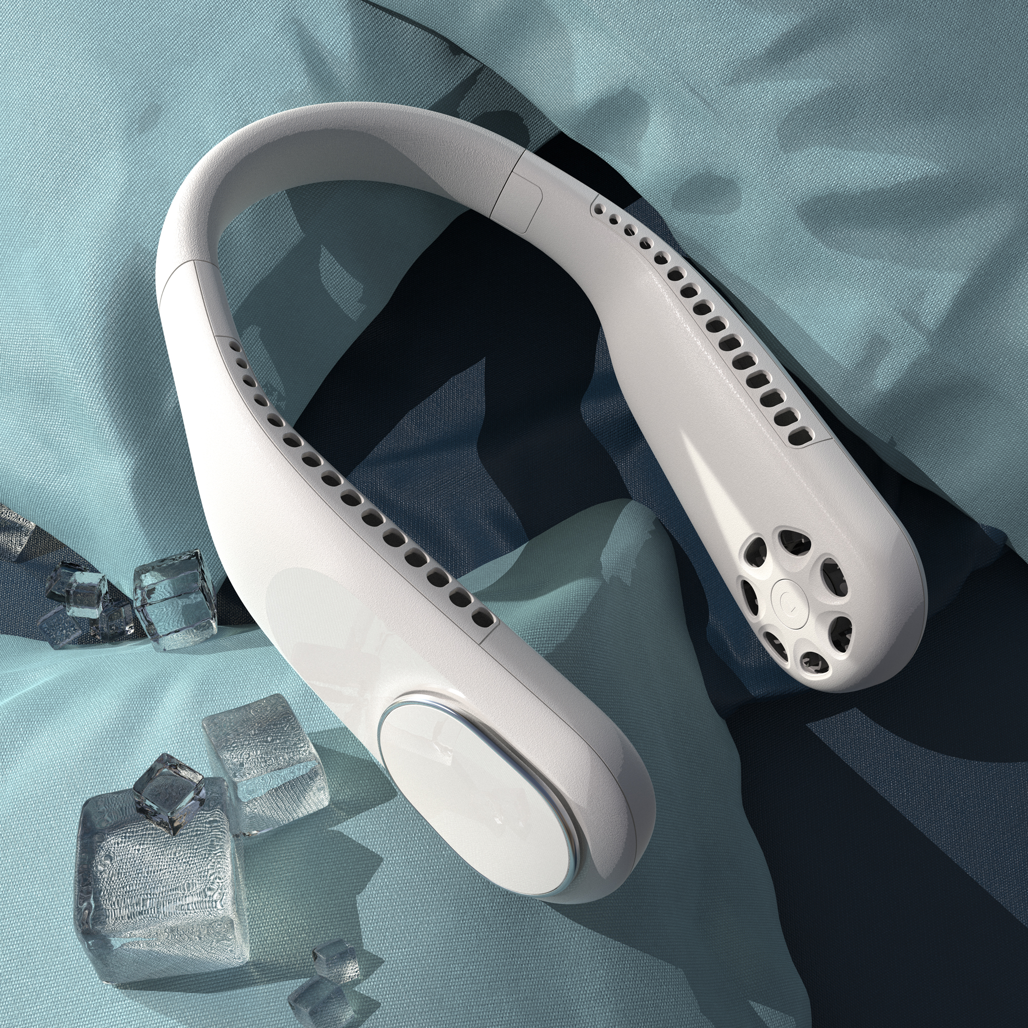 Hanging neck fan，Neck mounted fan，Fan，