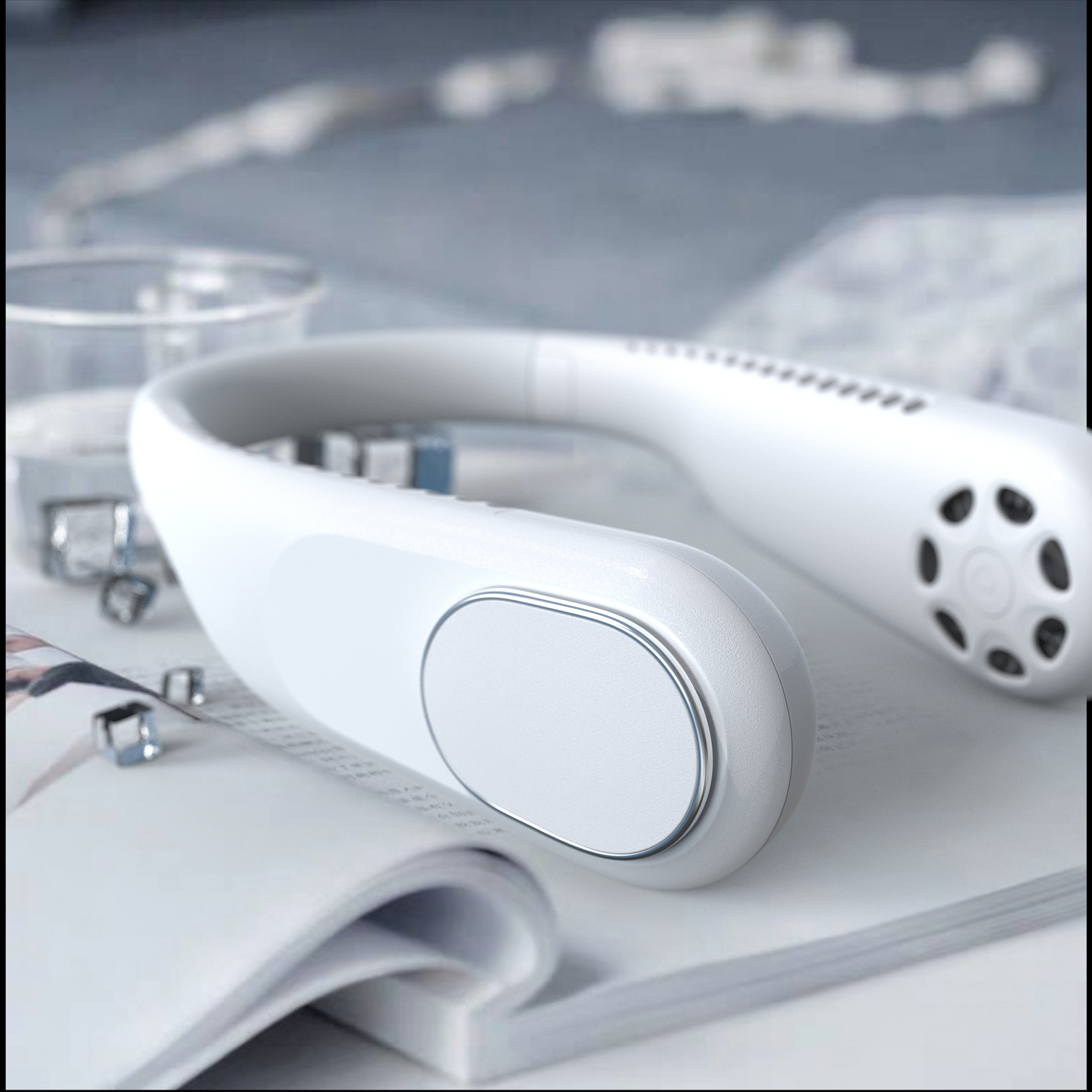 Hanging neck fan，Neck mounted fan，Fan，