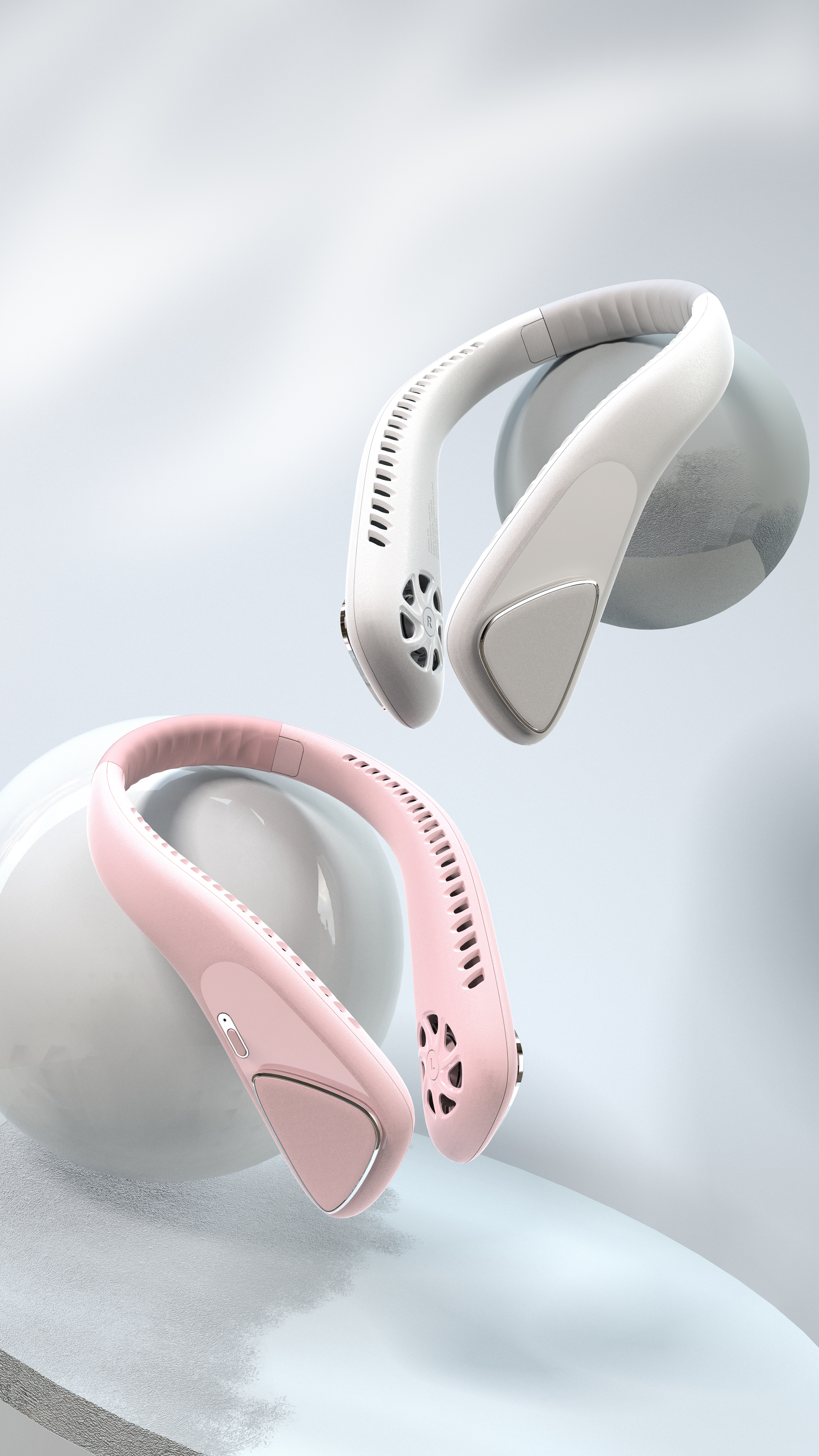 Hanging neck fan，Neck mounted fan，Fan，