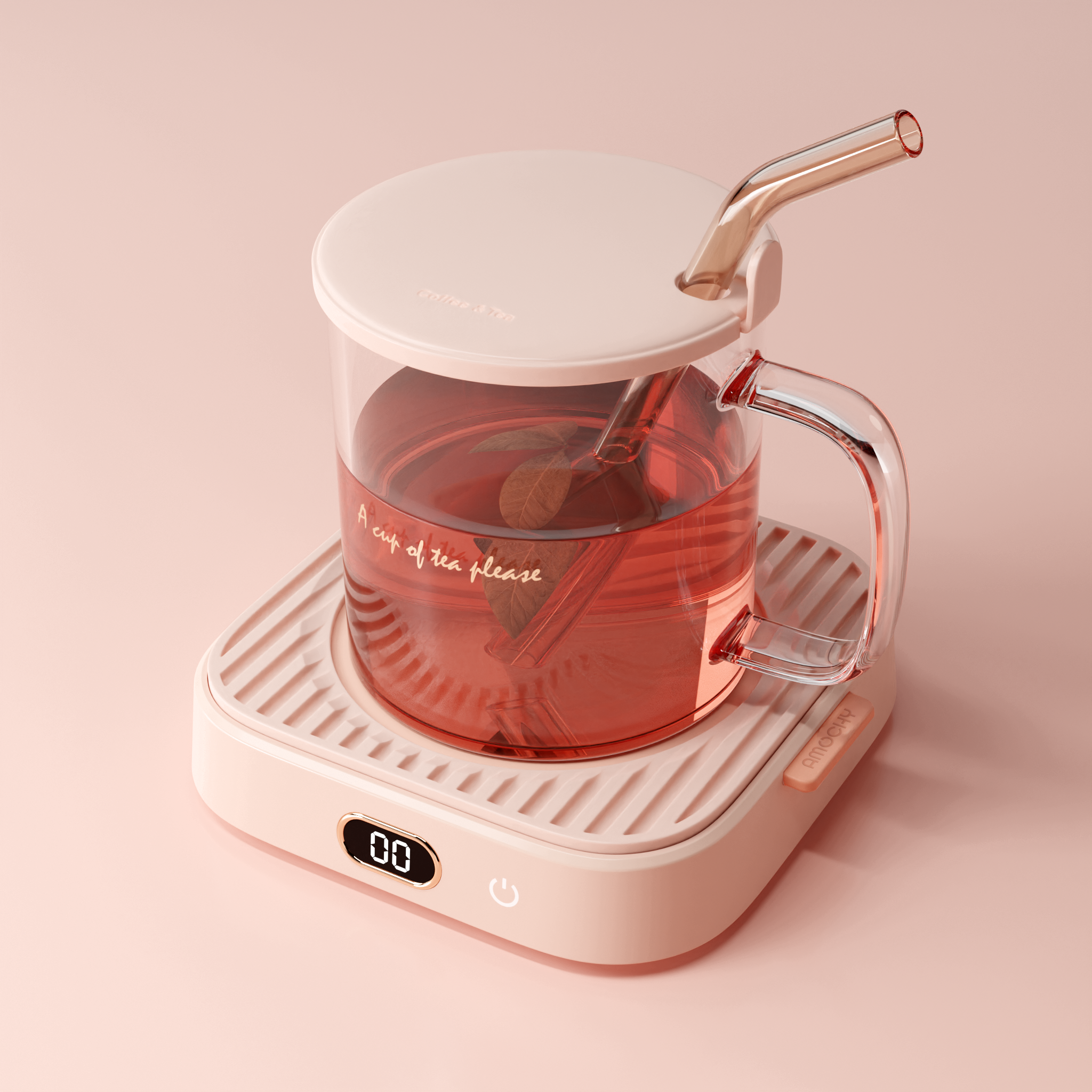 Warm cup，Milk heater，Insulation pad，Warm coaster，Thermostatic coaster，Heating base，Anti scalding design，Office Supplies，