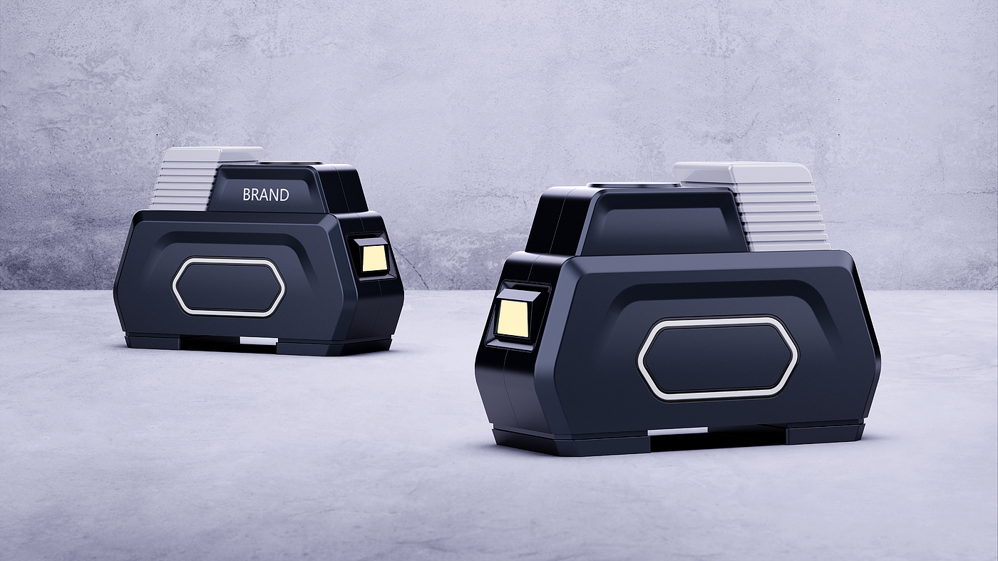 Appearance design，Air pump，Rhino modeling，Keyshot rendering，Late PS，