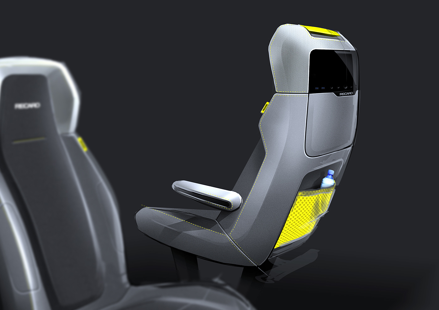 BUS SEAT sketc，座位，公交车，