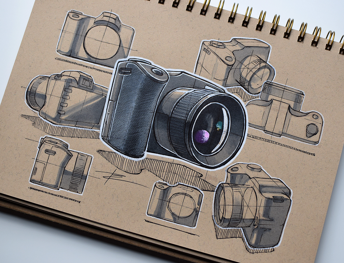 marker pen，Hand drawn，painting，product，Blow，