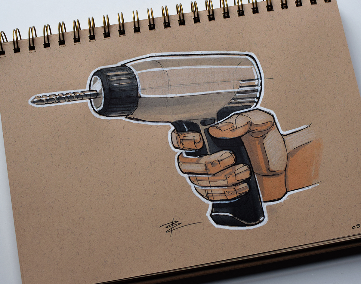 marker pen，Hand drawn，painting，product，Blow，