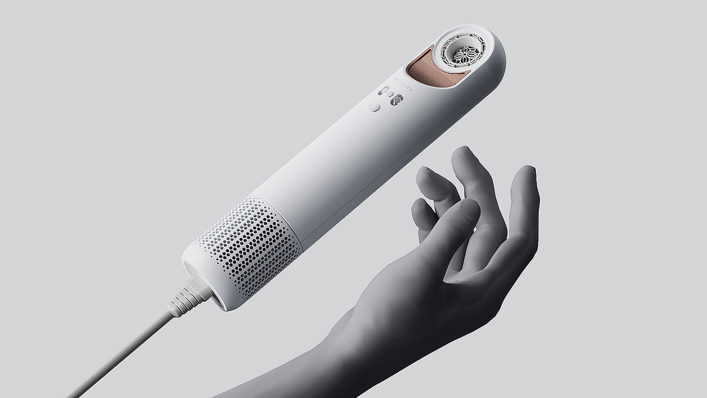 Hair dryer，Hairdressing stick，concept，practice，Tivare，Stylization，
