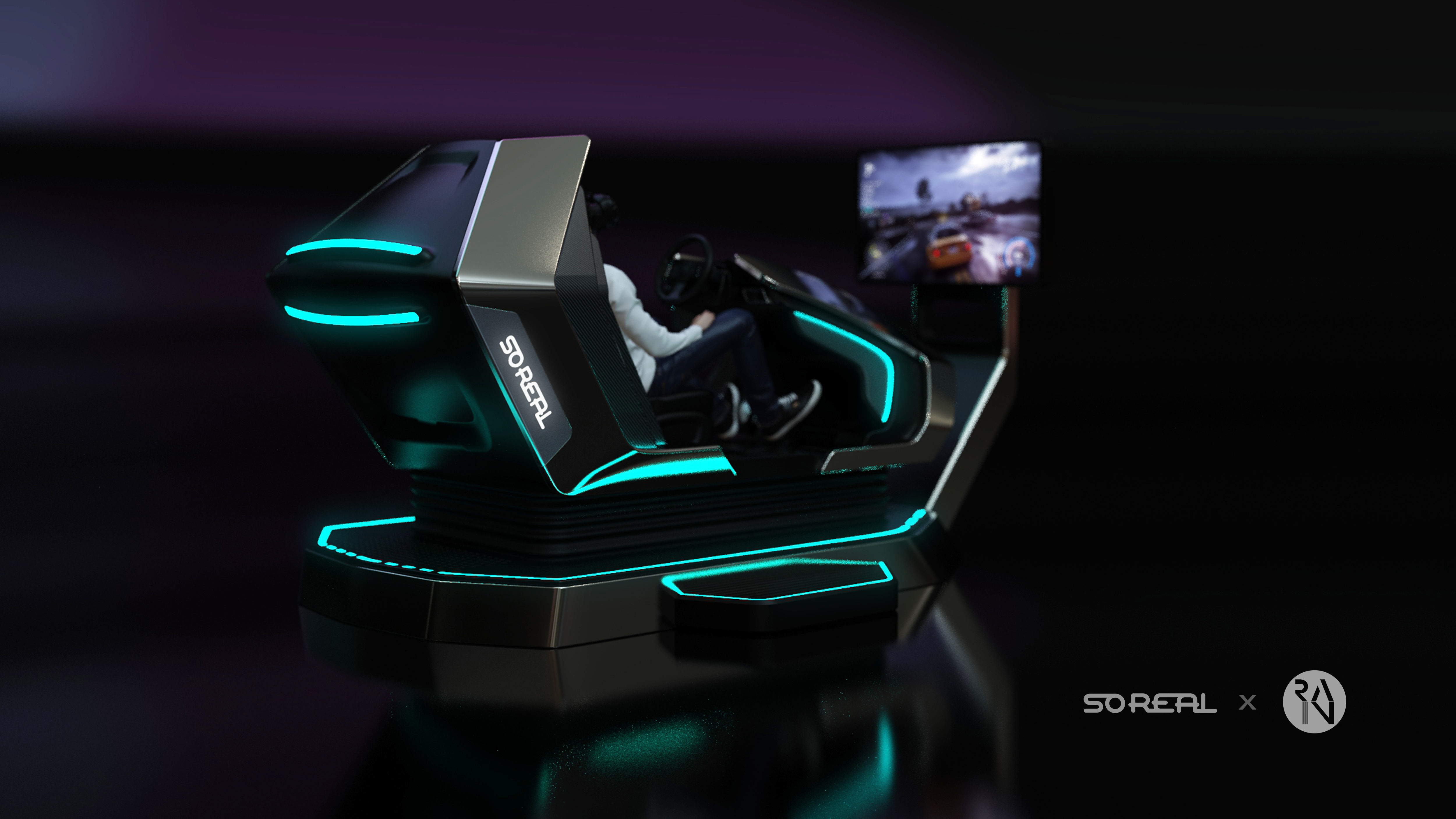 flight simulator，vr，soreal，simulator，industrial design，originality，science fiction，