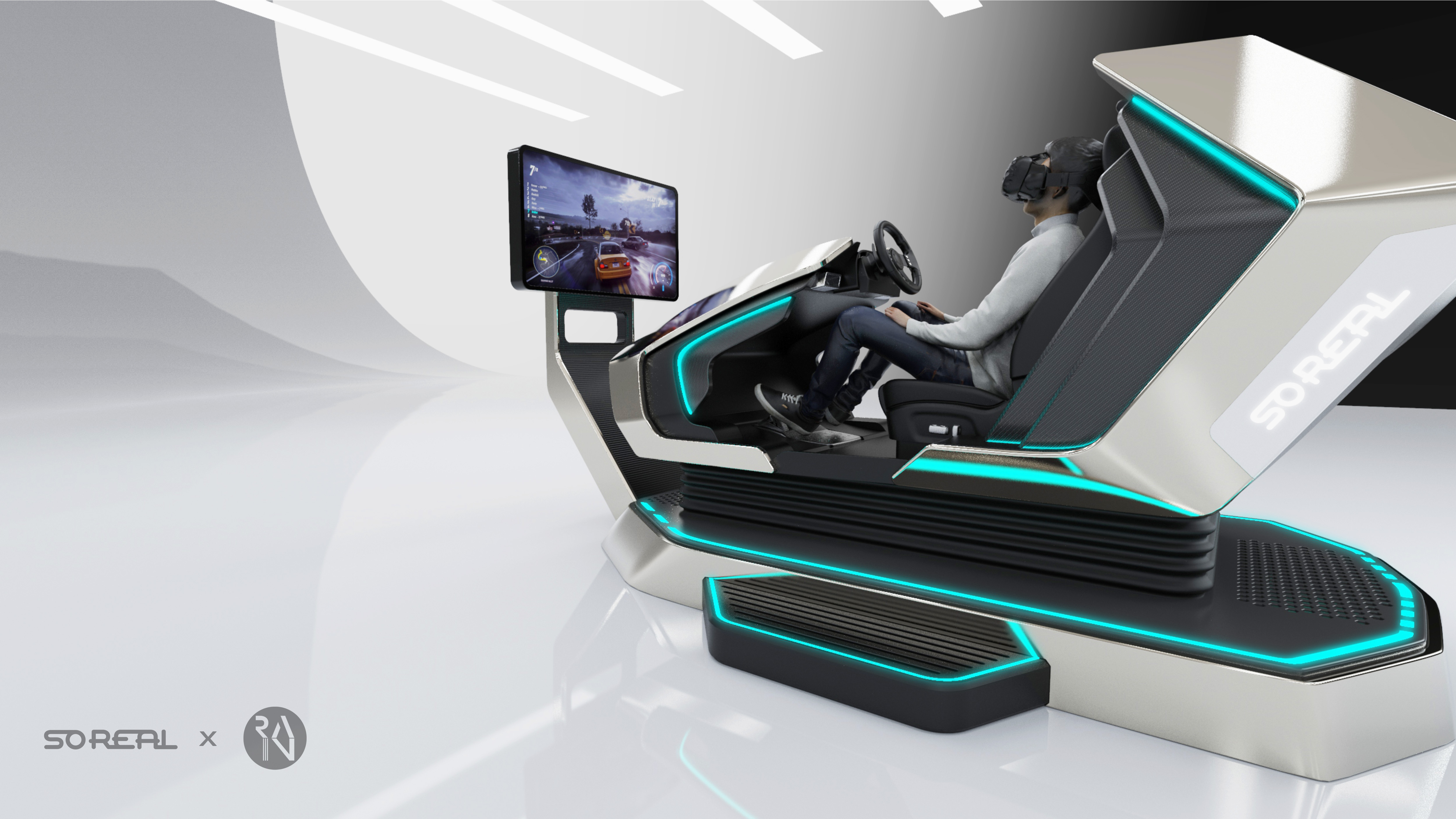 flight simulator，vr，soreal，simulator，industrial design，originality，science fiction，