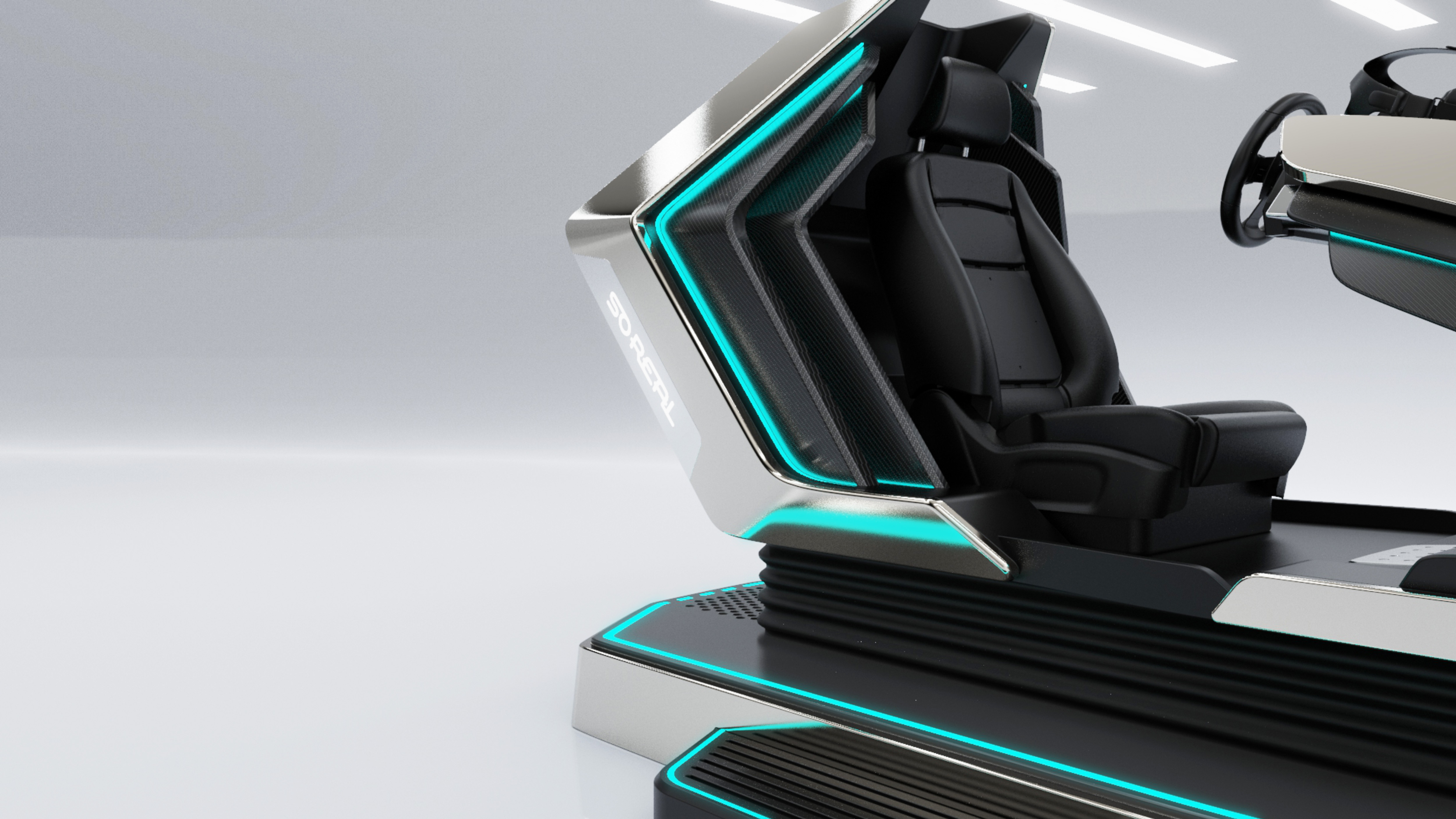 flight simulator，vr，soreal，simulator，industrial design，originality，science fiction，