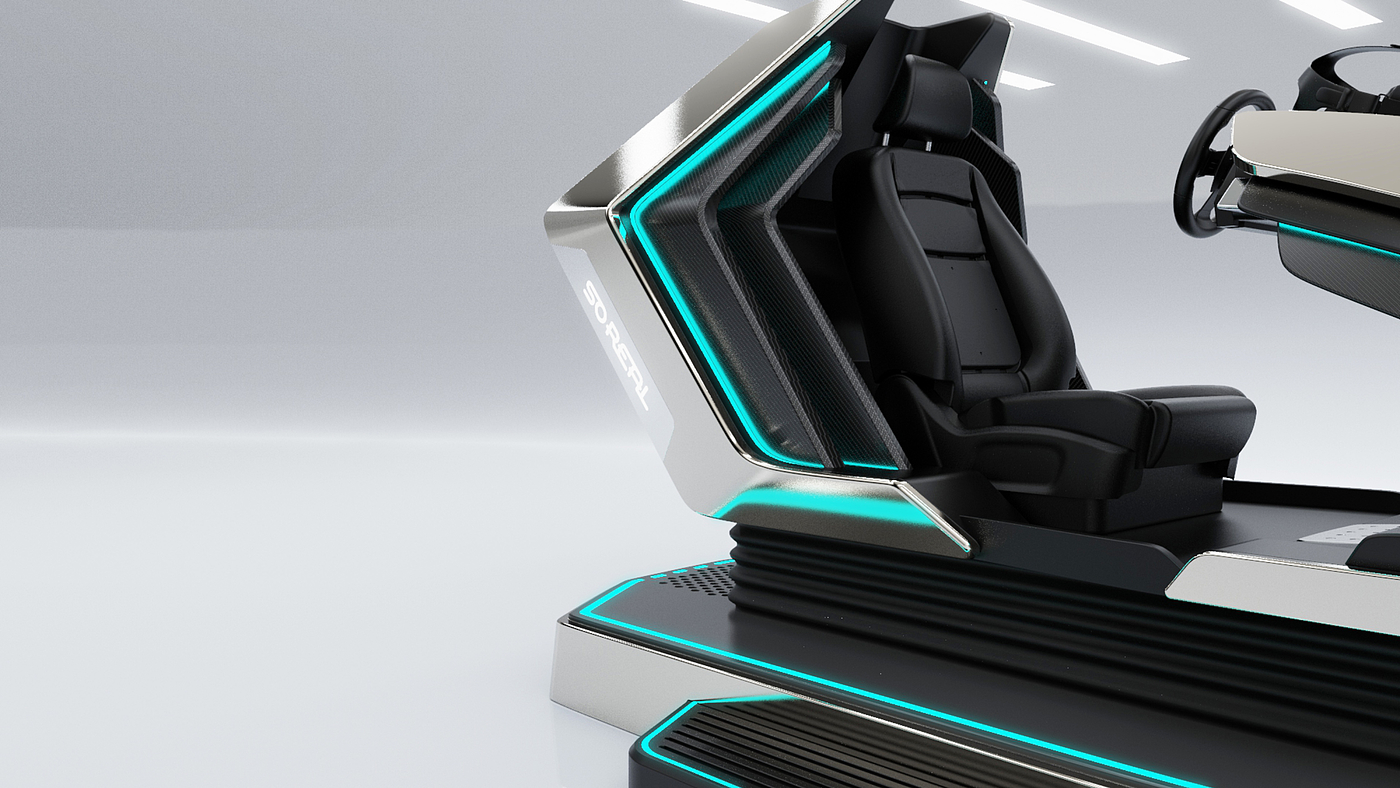 flight simulator，vr，soreal，simulator，industrial design，originality，science fiction，