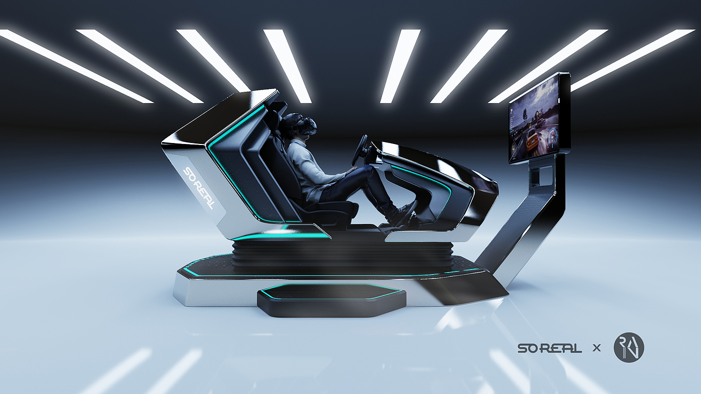 flight simulator，vr，soreal，simulator，industrial design，originality，science fiction，