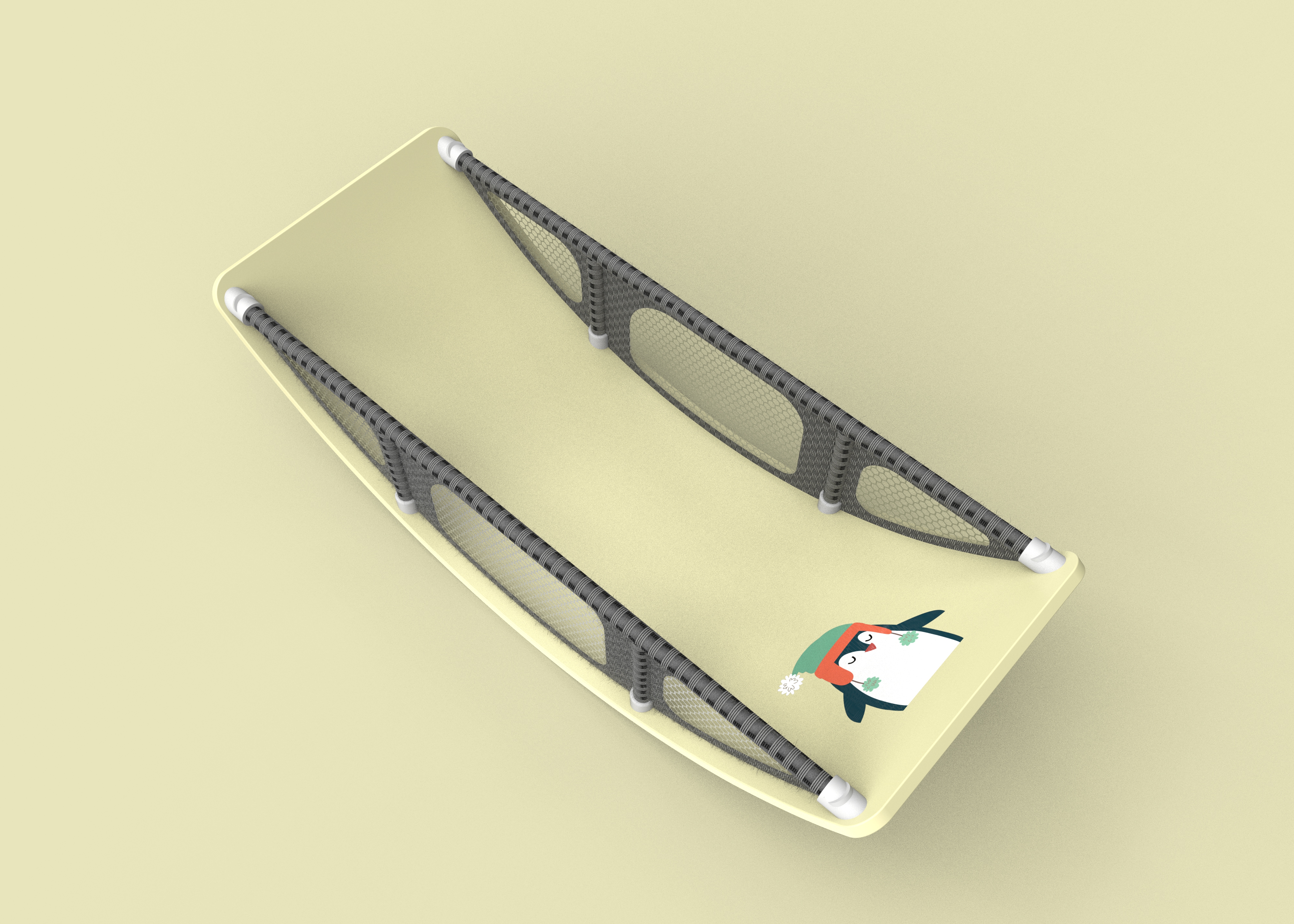 Children's balance board, appearance design, structural design，