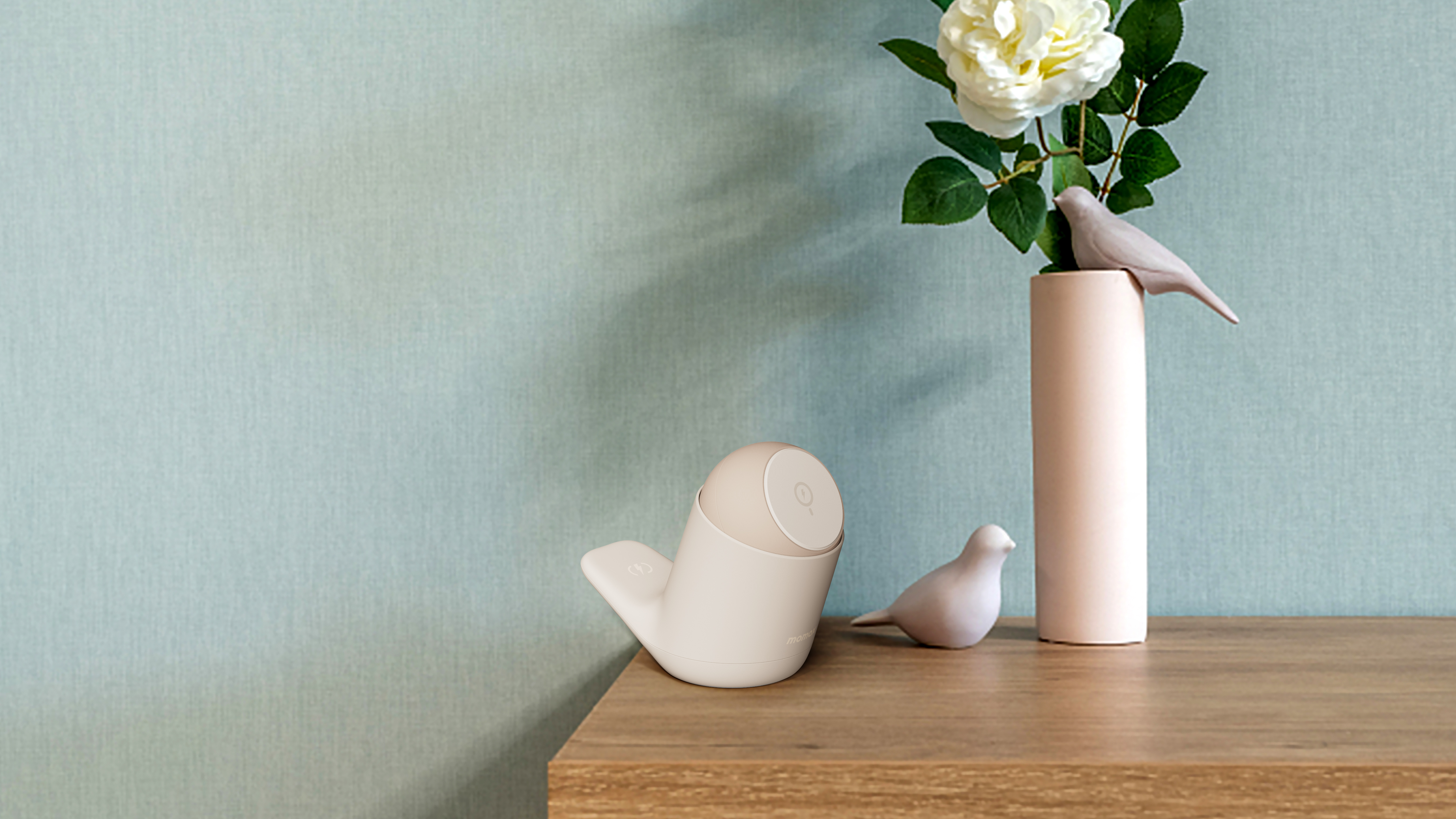 Bird，BIRD，Wireless charging，Magnetic attraction，portable battery，Mobile phone bracket，airpods，iphone，