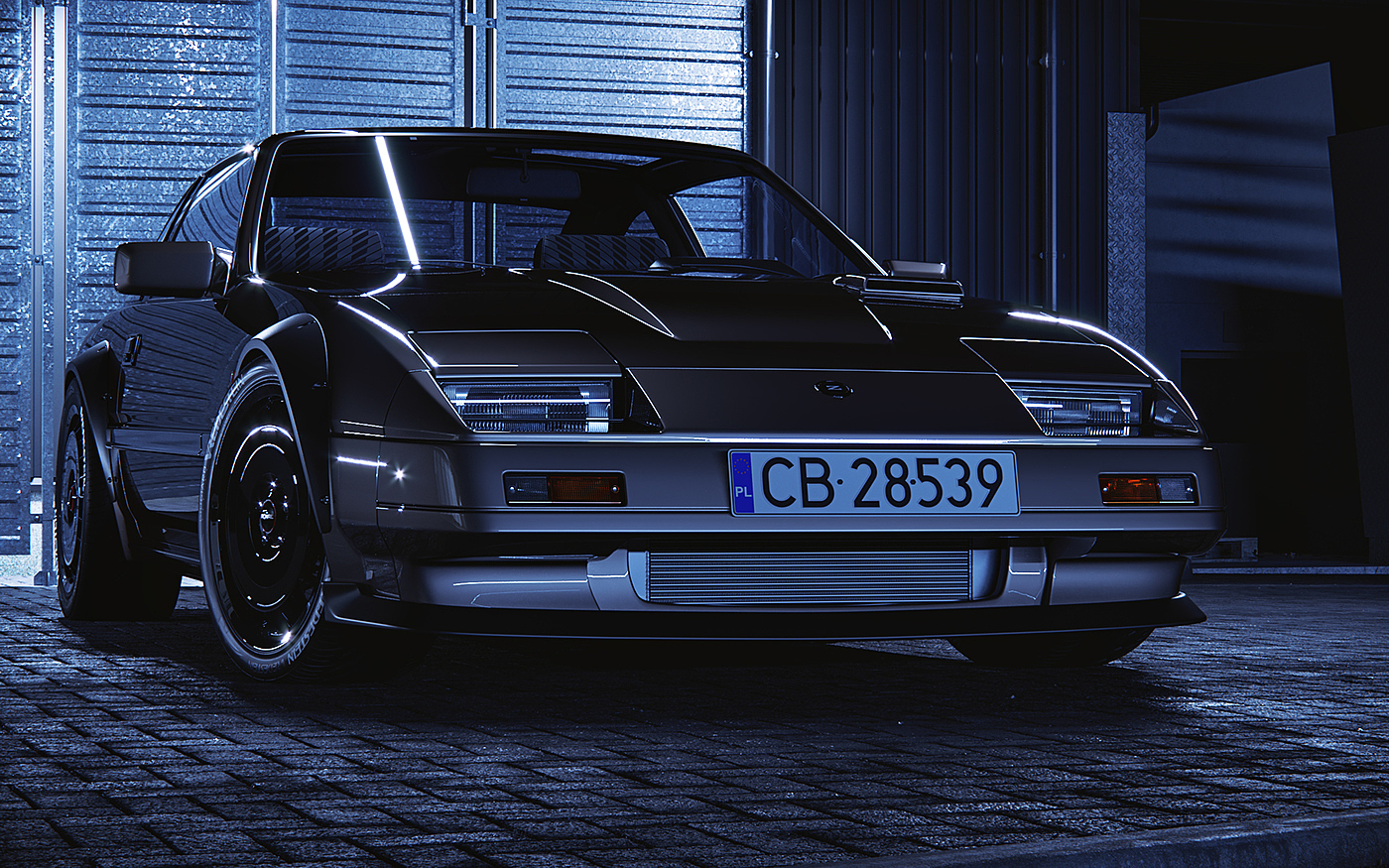 Render，Nissan，Nissan，c4d，Model，