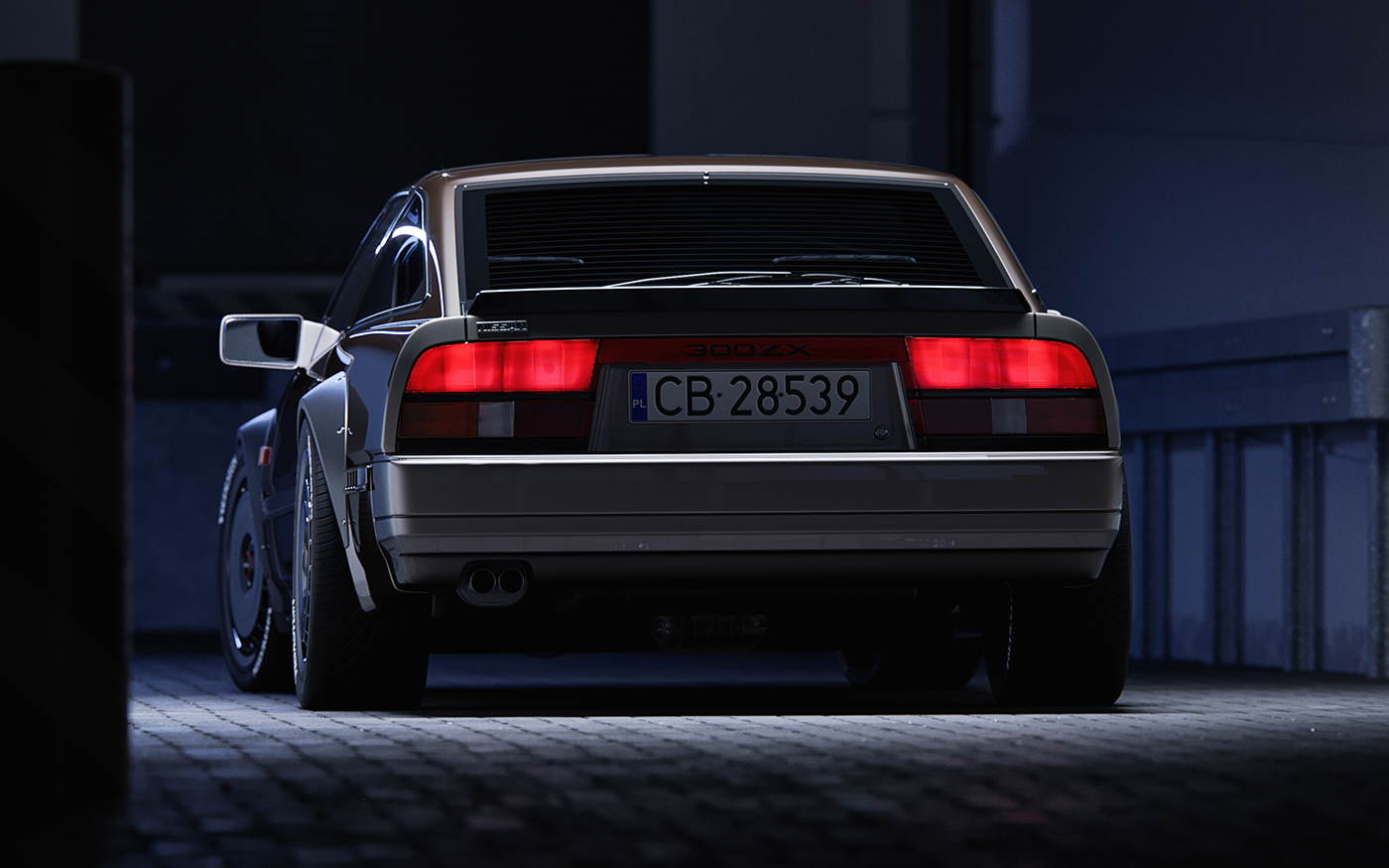 Render，Nissan，Nissan，c4d，Model，