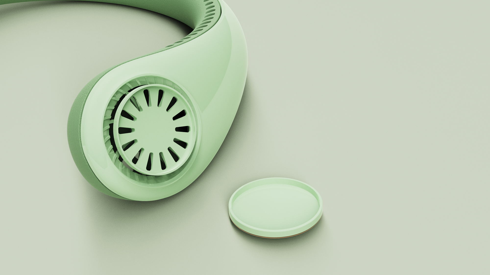 Hanging neck fan，Neck mounted fan，Fan，