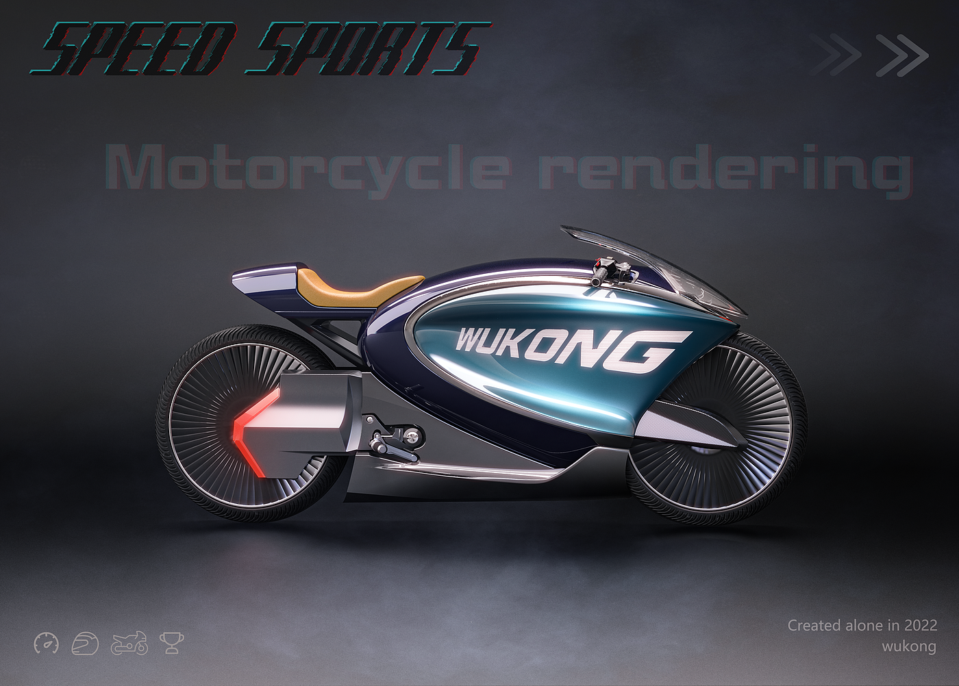 motorcycle，modeling，Render，racing，vehicle，