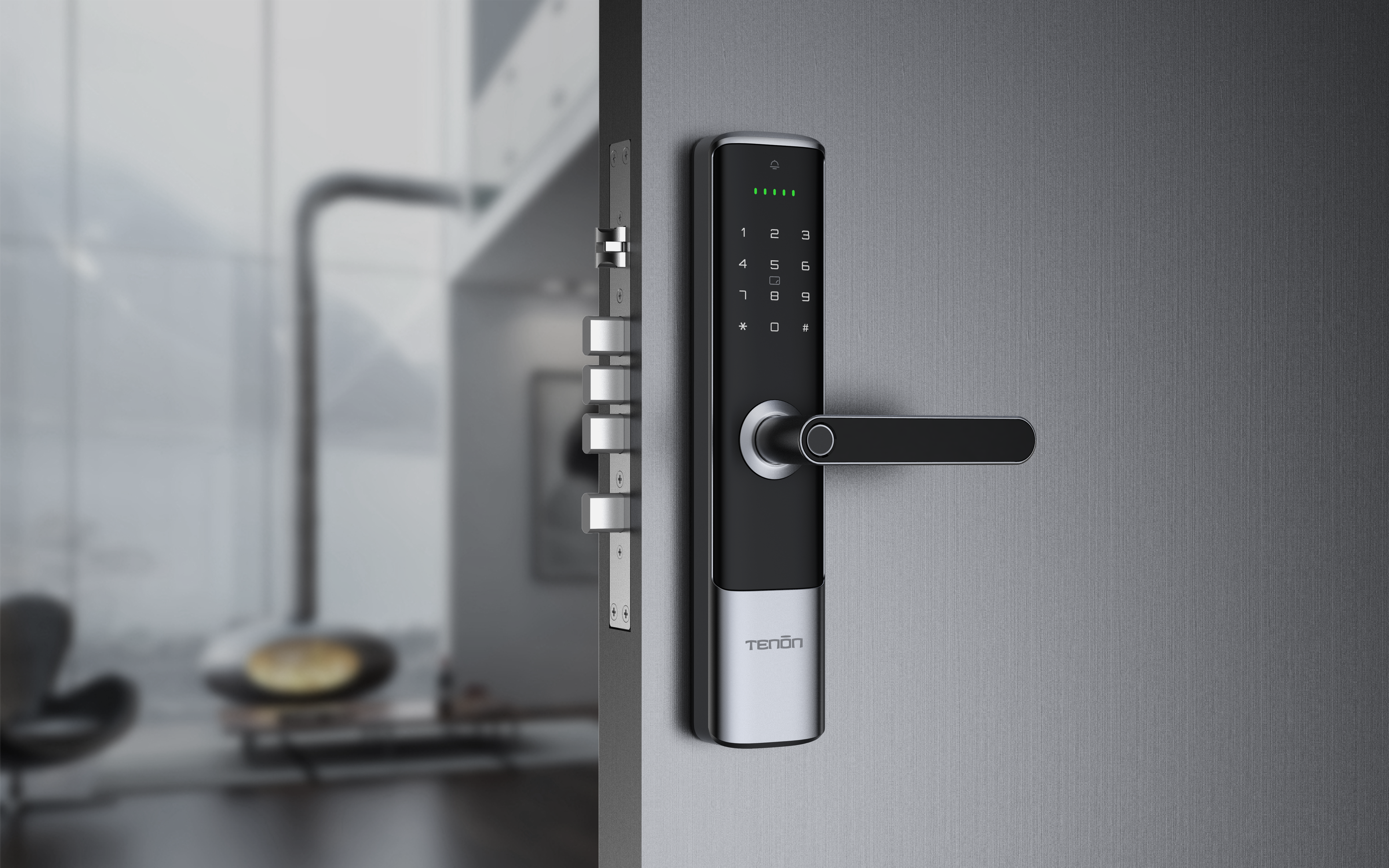 Intelligent lock; Fingerprint lock; Password lock; Asia Pacific Tianneng，